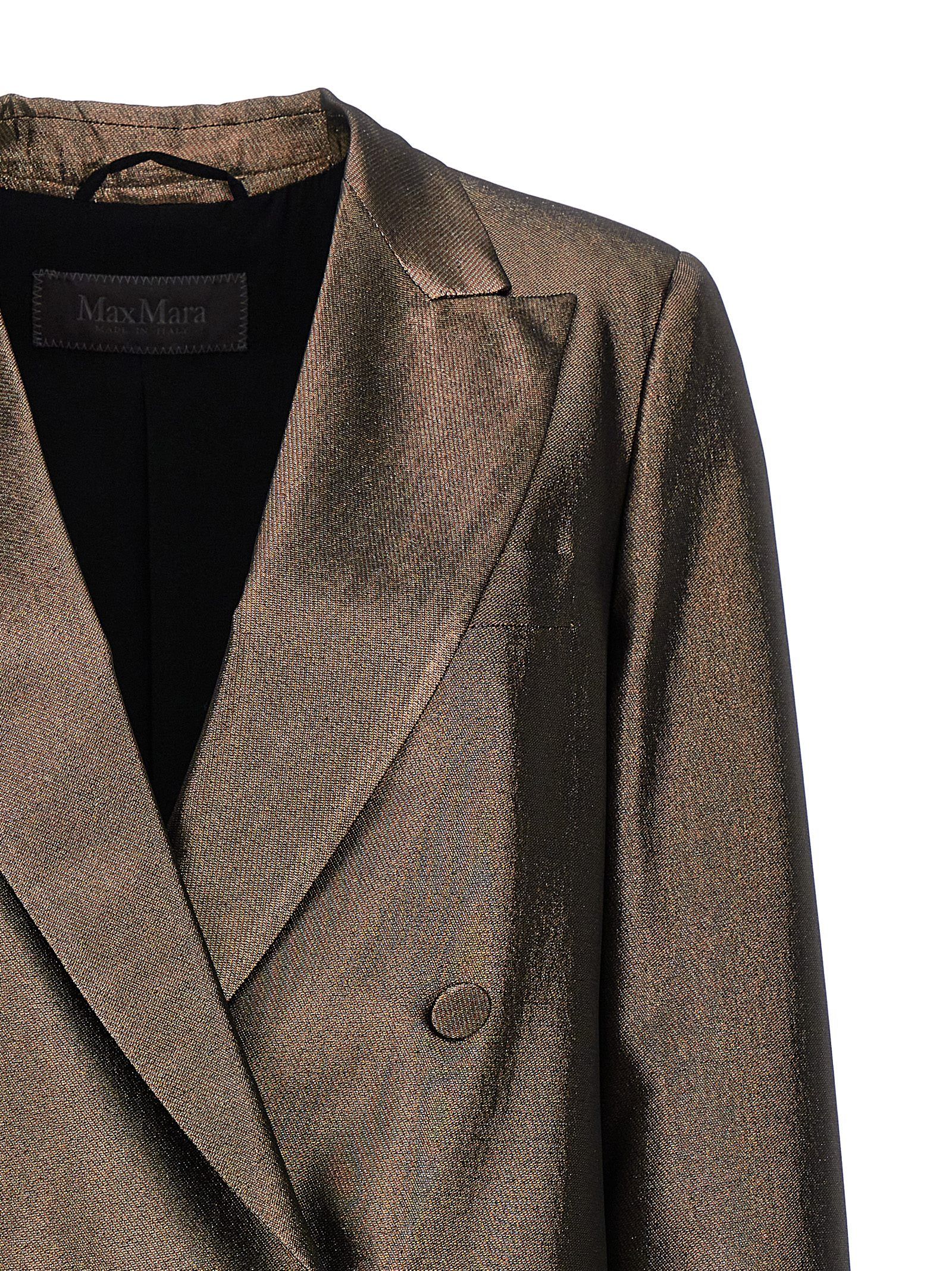 Max Mara Brown Silk Women's Blazer - Max Mara - Modalova