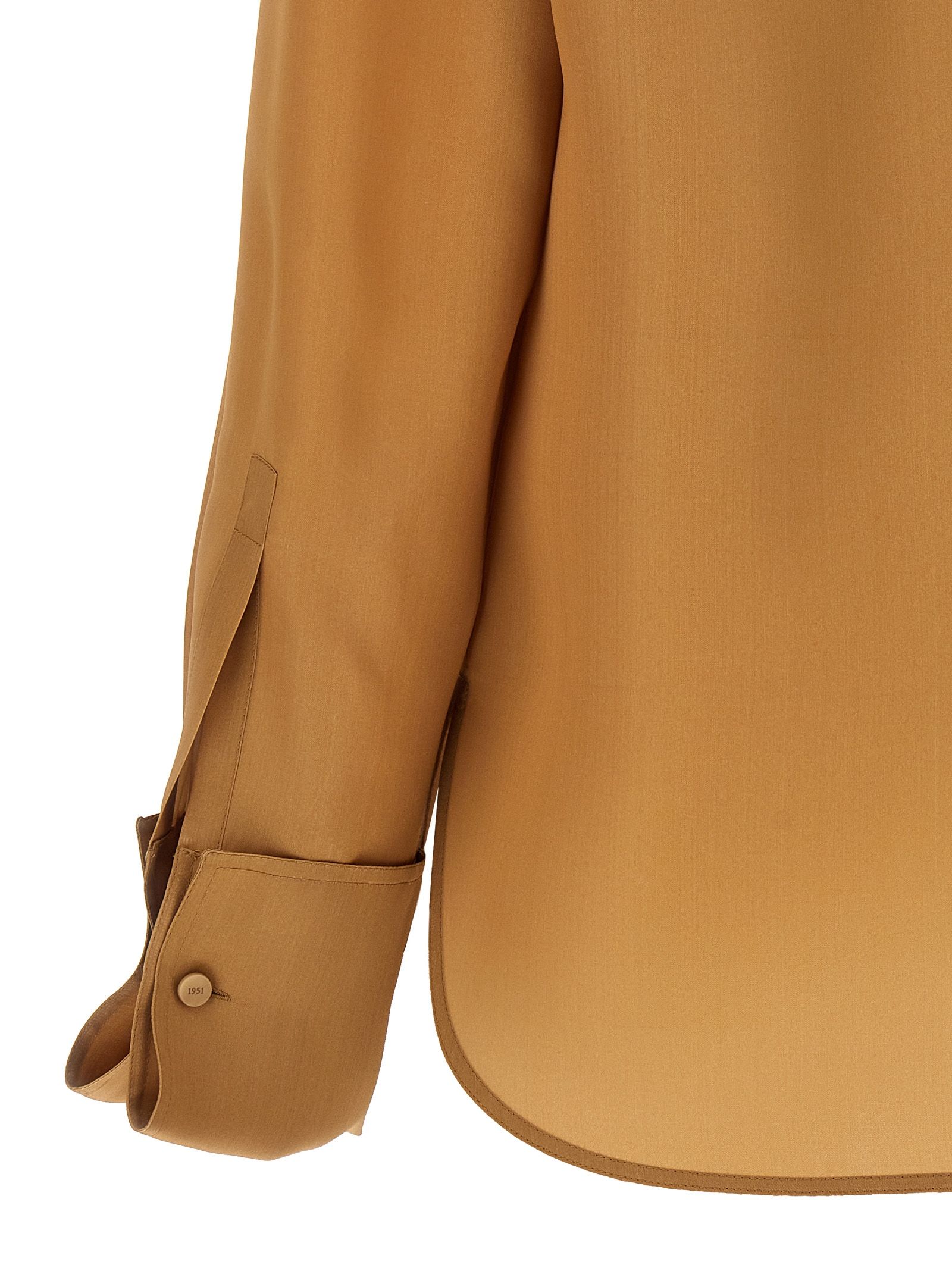 Max Mara Beige Silk Women's Blouse - Max Mara - Modalova