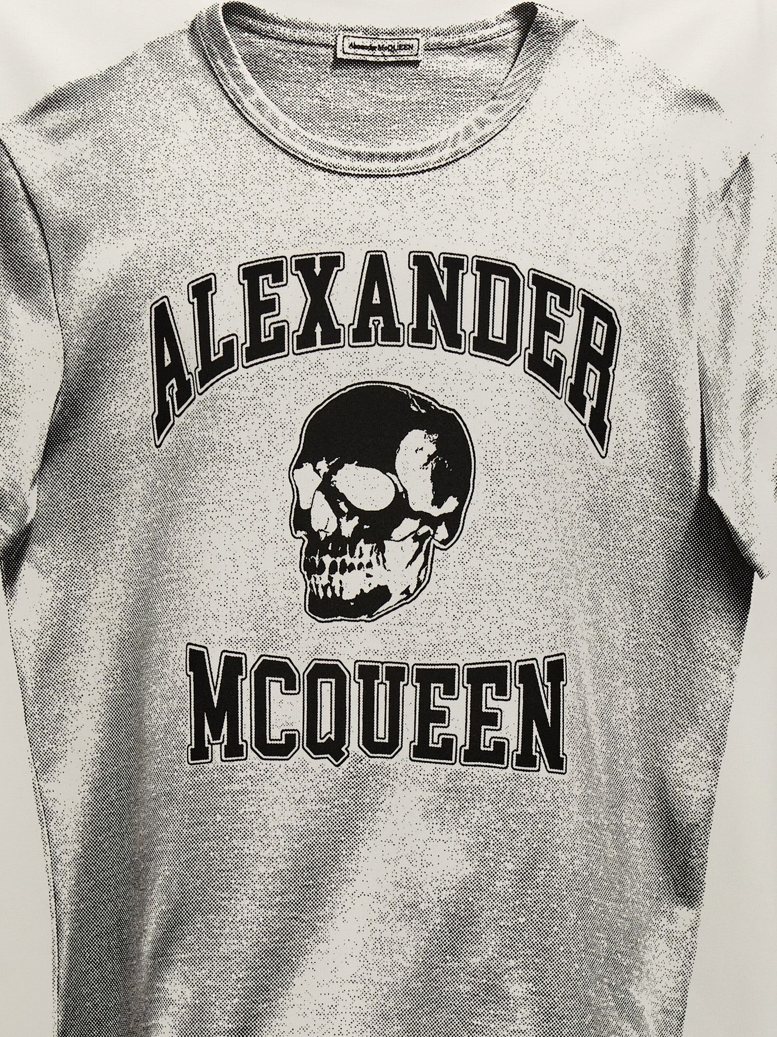Cotton Men's T-Shirt - Alexander McQueen - Modalova