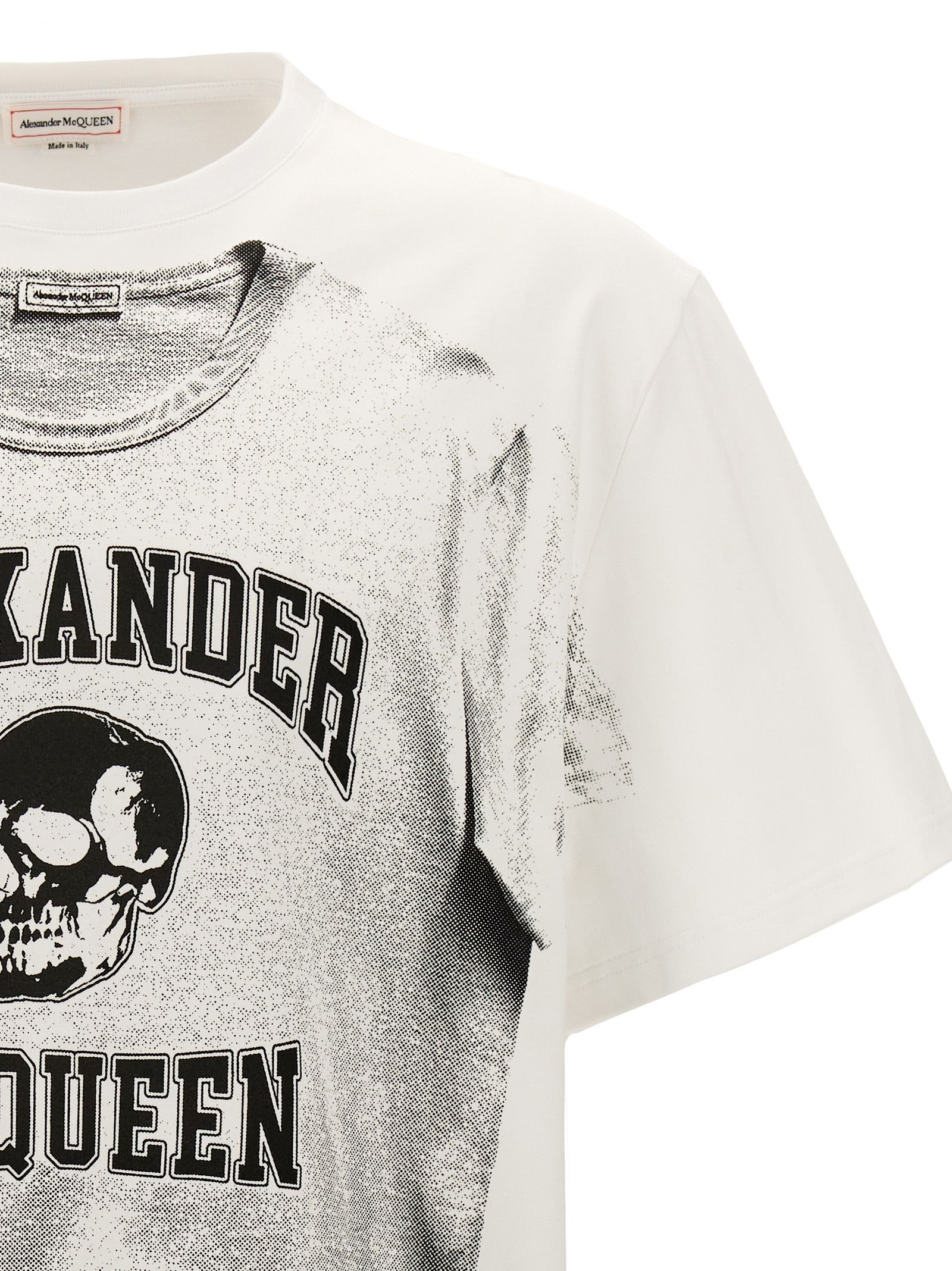 Cotton Men's T-Shirt - Alexander McQueen - Modalova