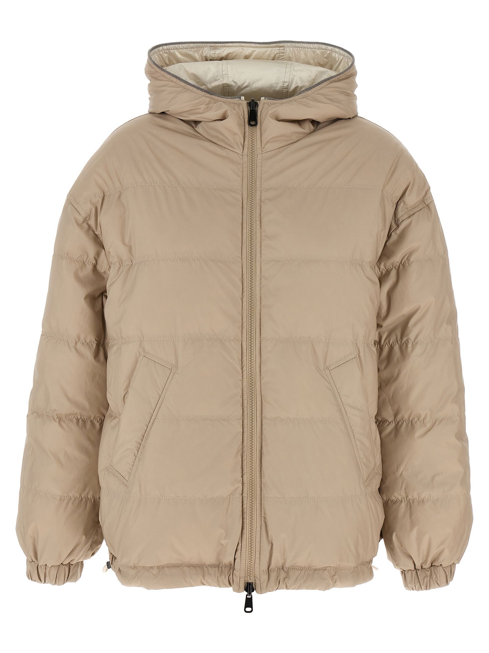 Polyester Full-Length Women's Jacket - Brunello Cucinelli - Modalova