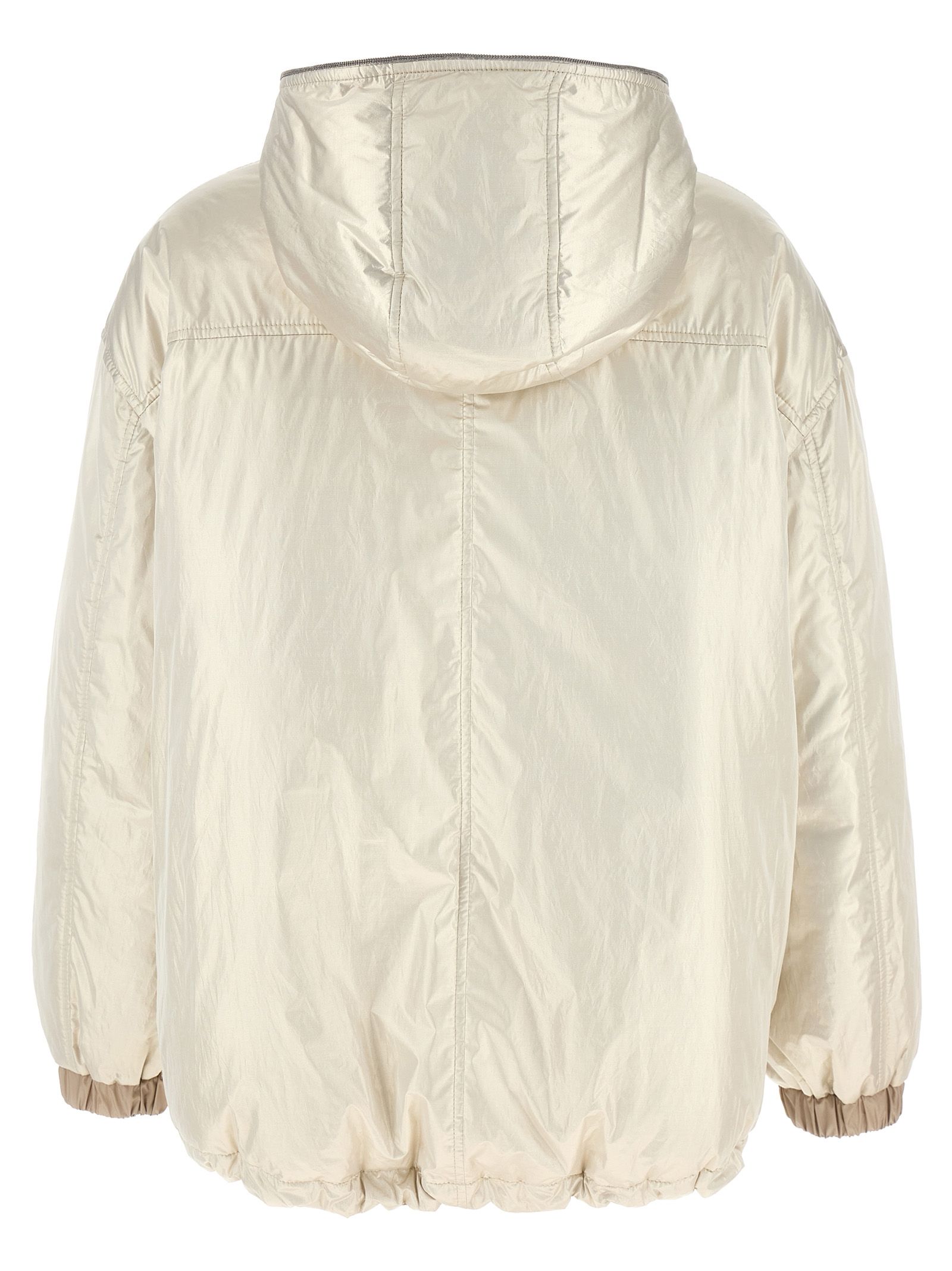 Polyester Full-Length Women's Jacket - Brunello Cucinelli - Modalova