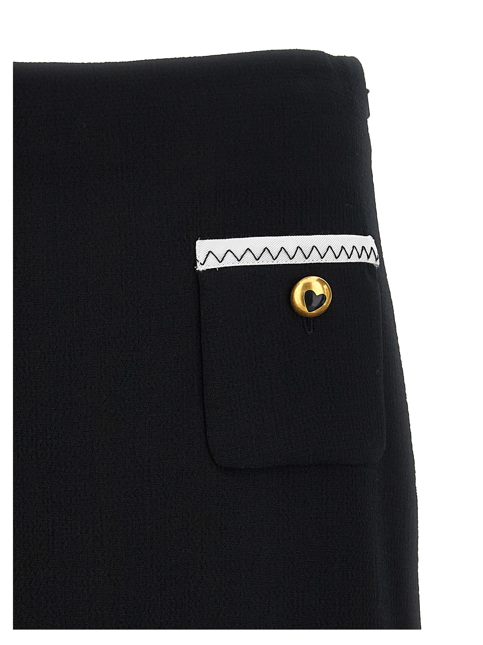 Viscose Long Women's Skirt - Moschino - Modalova