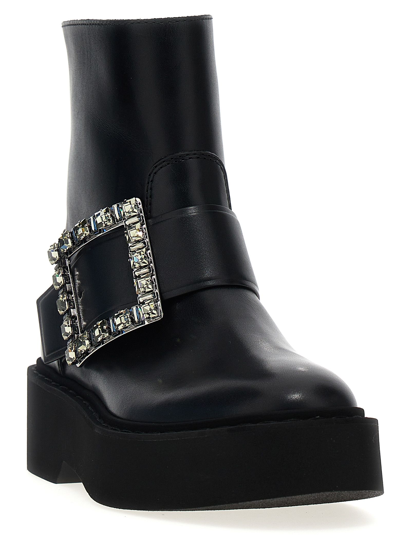 Calfskin Ankle Women's Boots - Roger Vivier - Modalova