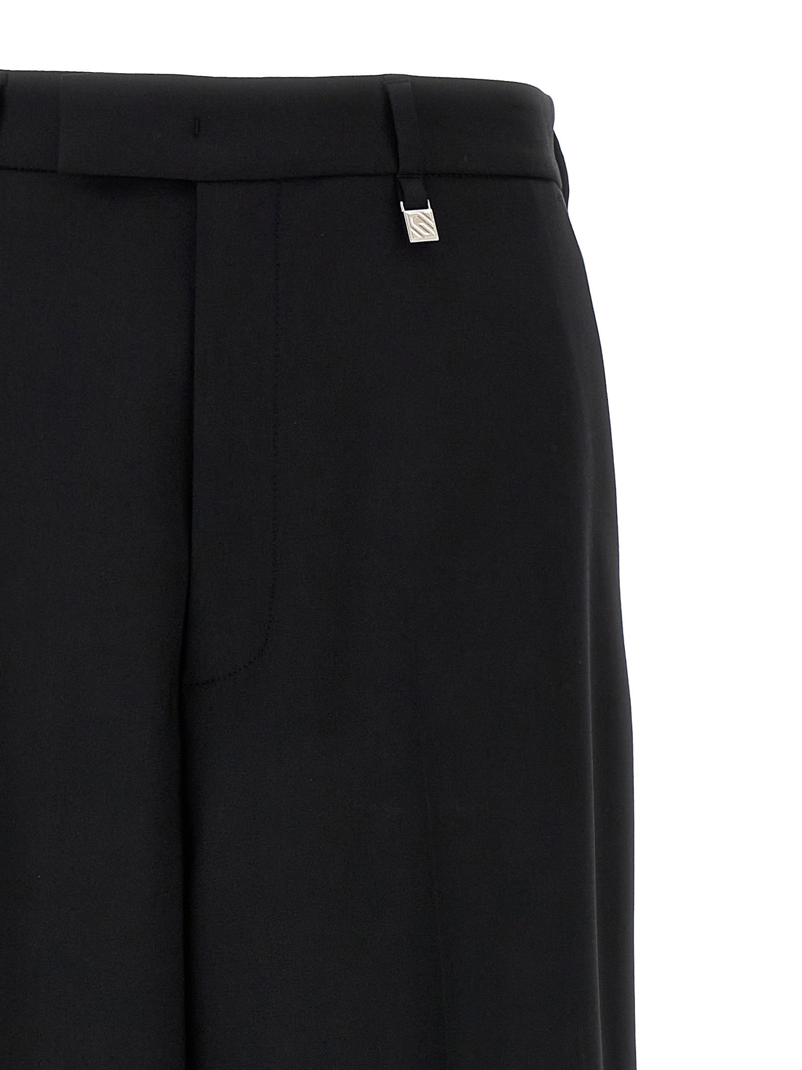 Virgin Wool Casual Women's Pants - Giuseppe Di Morabito - Modalova