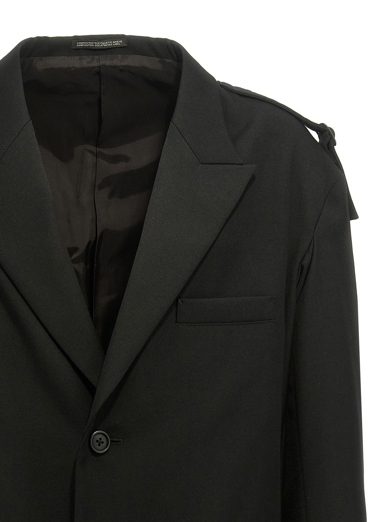 Wool Men's Blazer - Yohji Yamamoto - Modalova