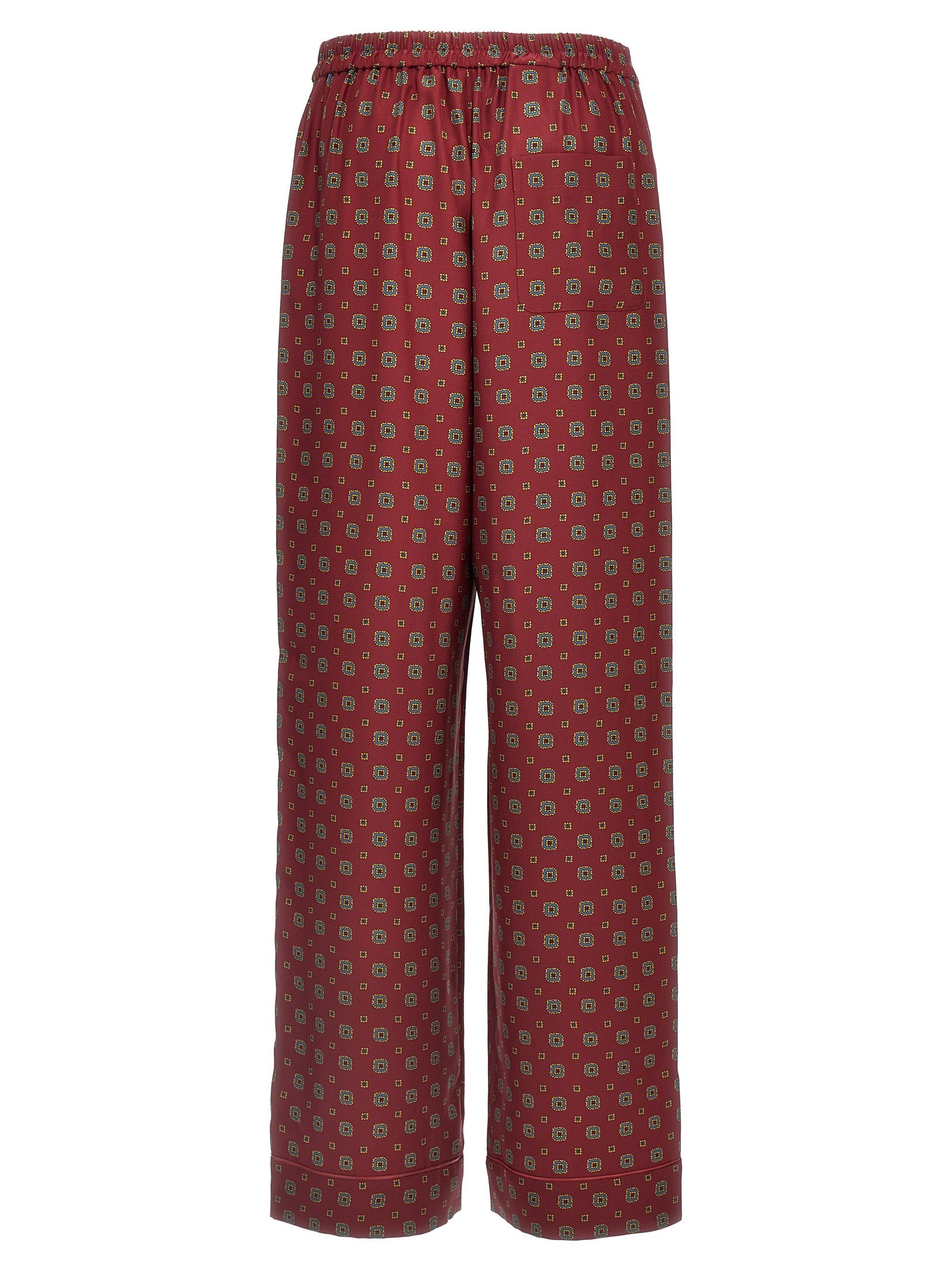 Silk Casual Women's Pants - Moschino - Modalova