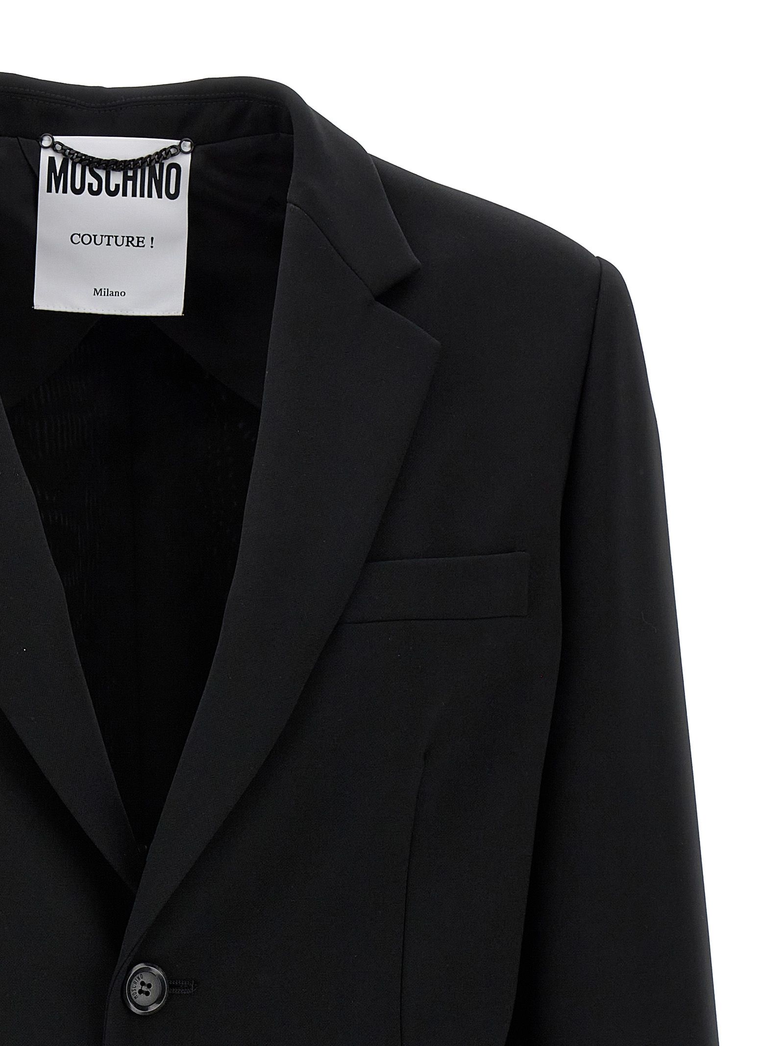 Polyester Women's Blazer - Moschino - Modalova