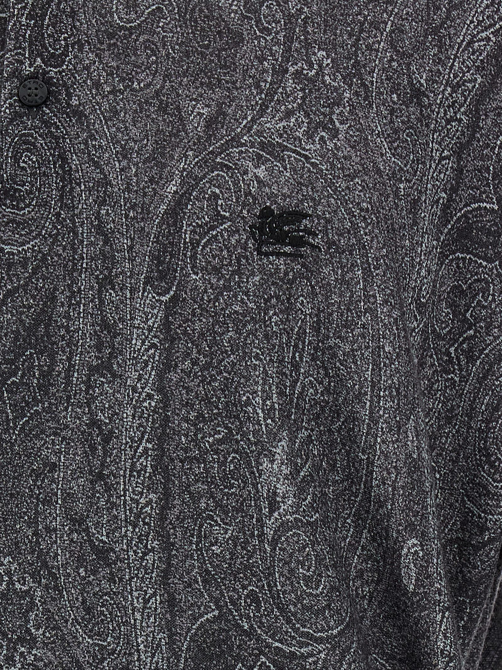 Silk Polo Men's Shirt - Etro - Modalova