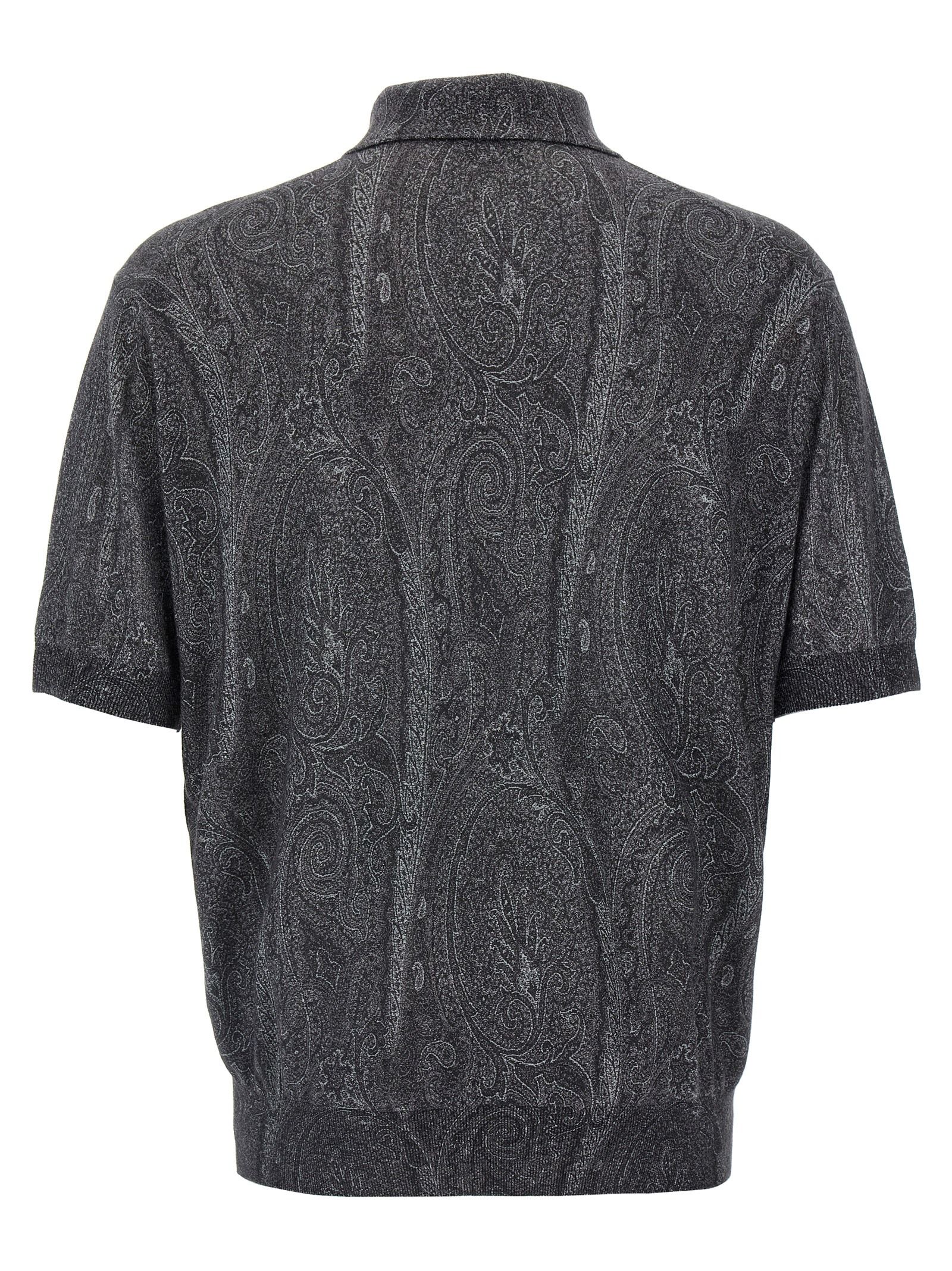 Silk Polo Men's Shirt - Etro - Modalova
