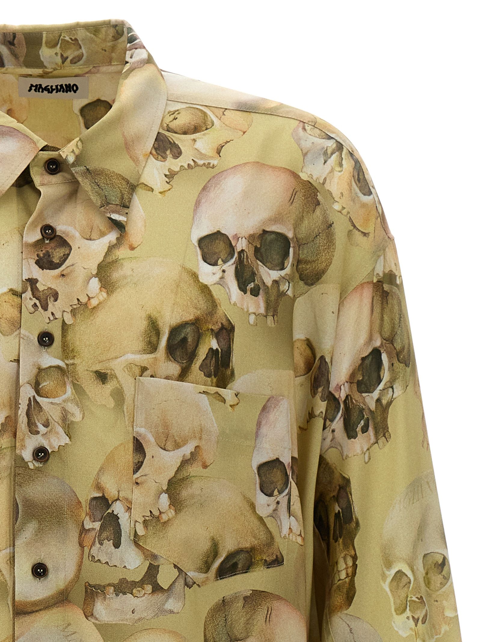 Viscose Men's Blouse - Magliano - Modalova