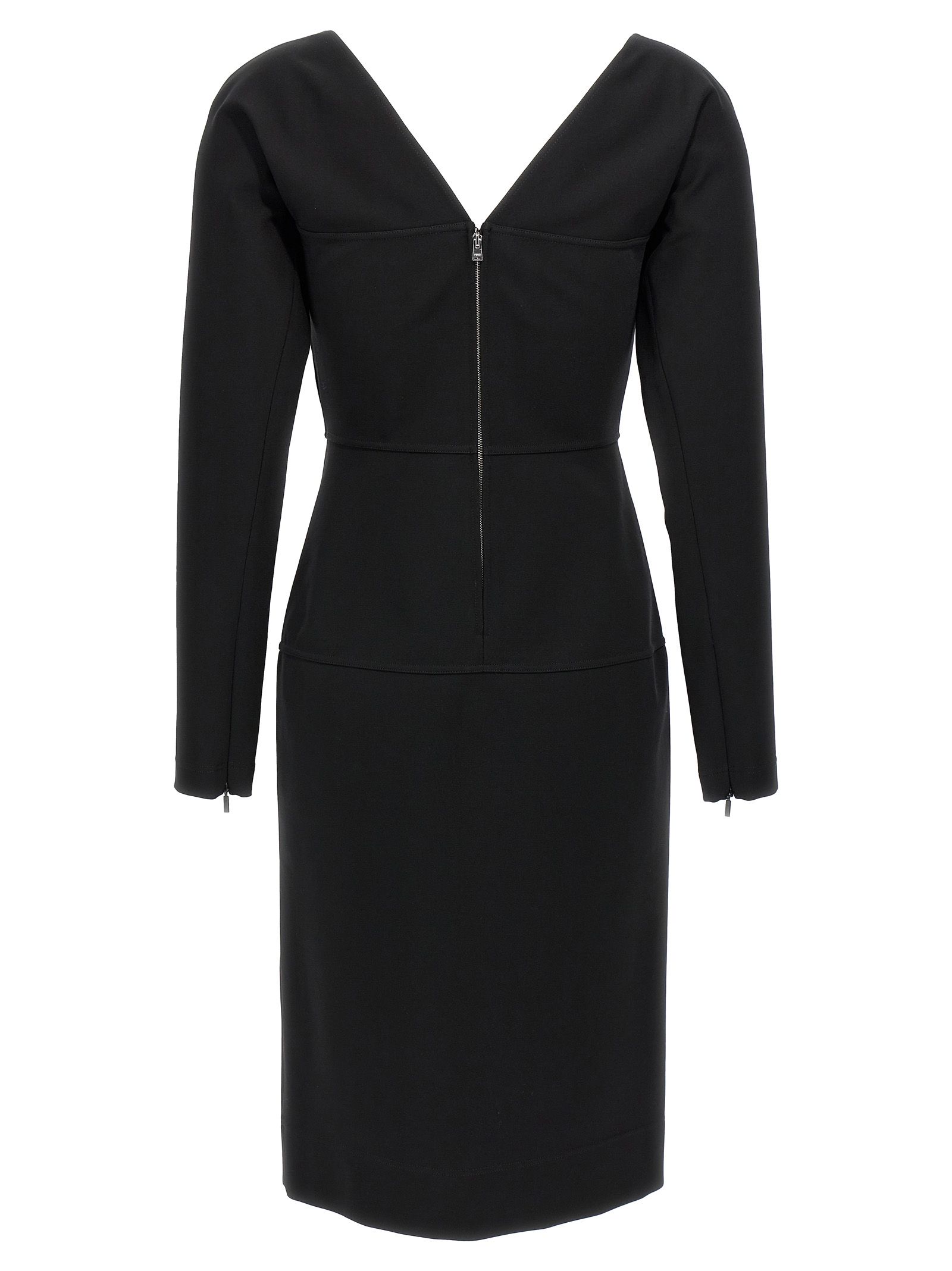 Viscose Midi Women's Dress - Fendi - Modalova