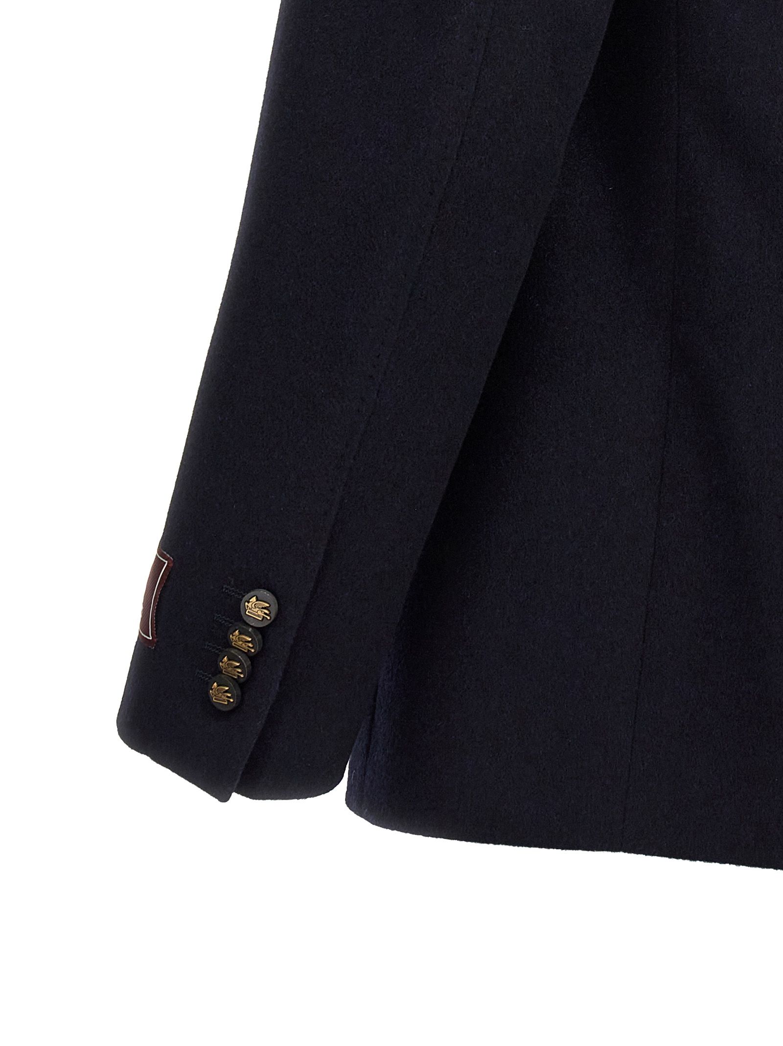 Etro Blue Cashmere Men's Blazer - Etro - Modalova