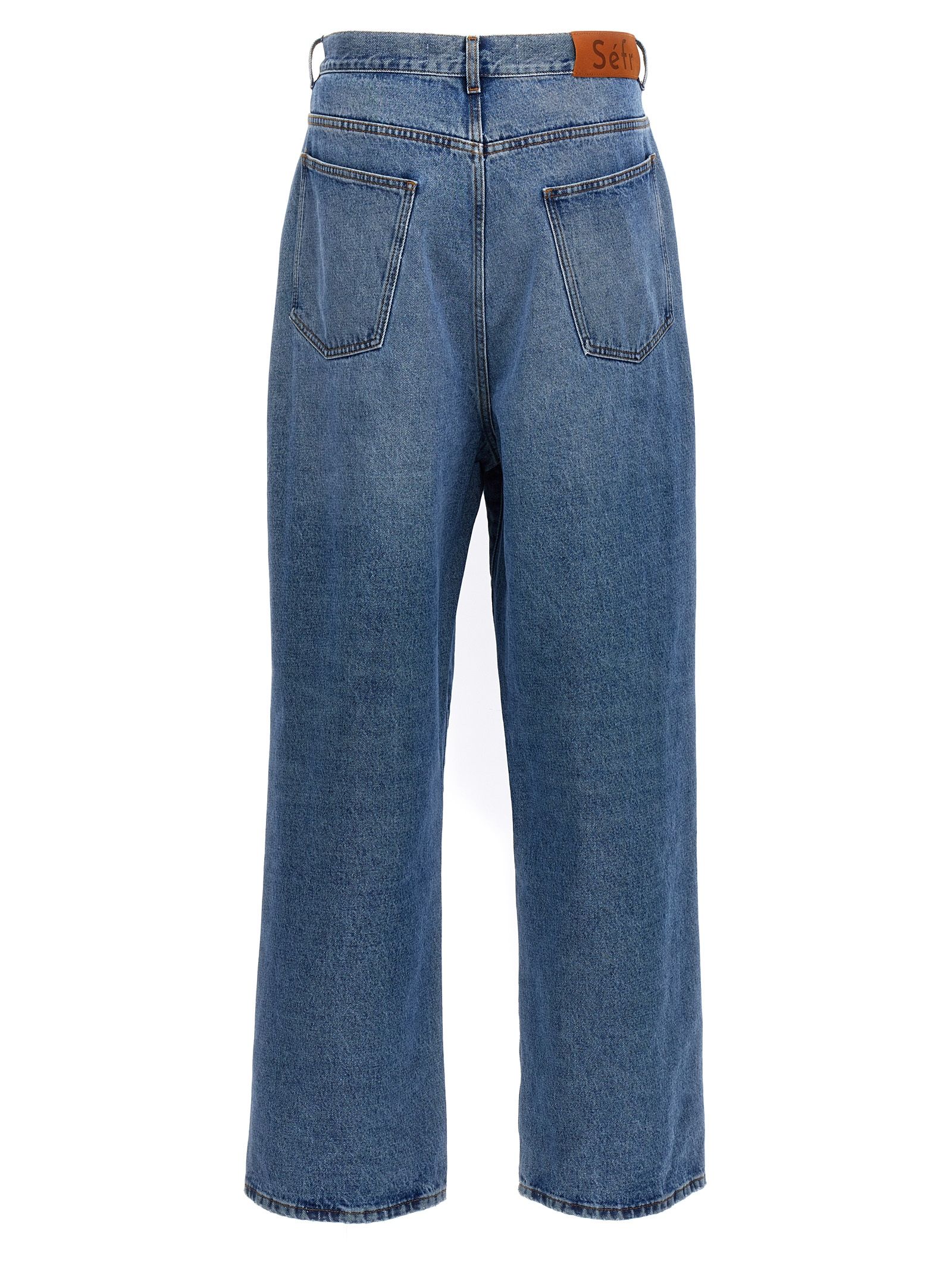 SÉFR Blue Cotton Jeans Men's Denim - SÉFR - Modalova