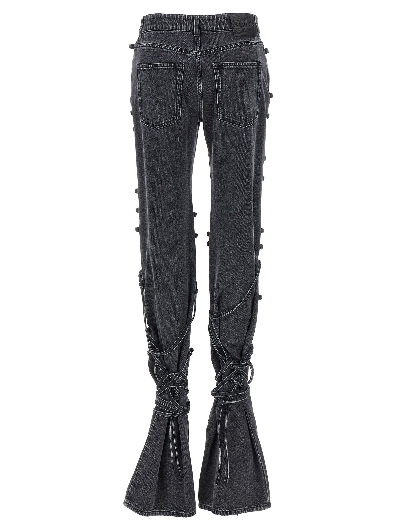 Cotton Flared Women's Jeans - Alexander McQueen - Modalova