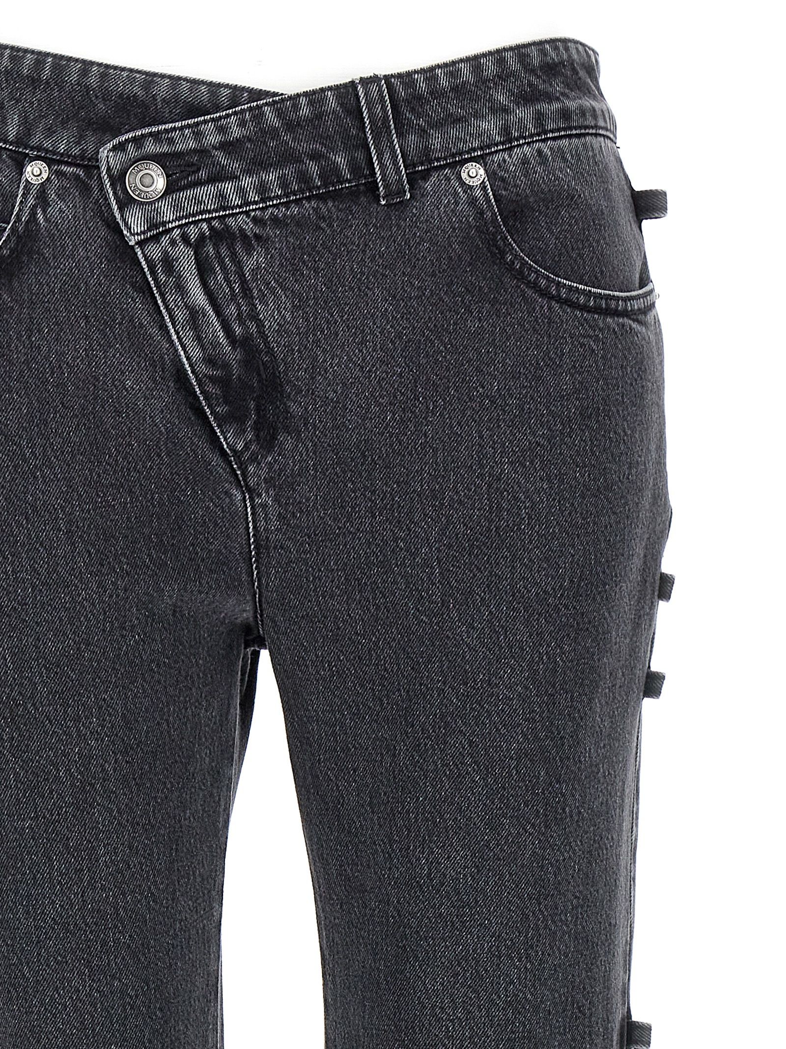 Cotton Flared Women's Jeans - Alexander McQueen - Modalova