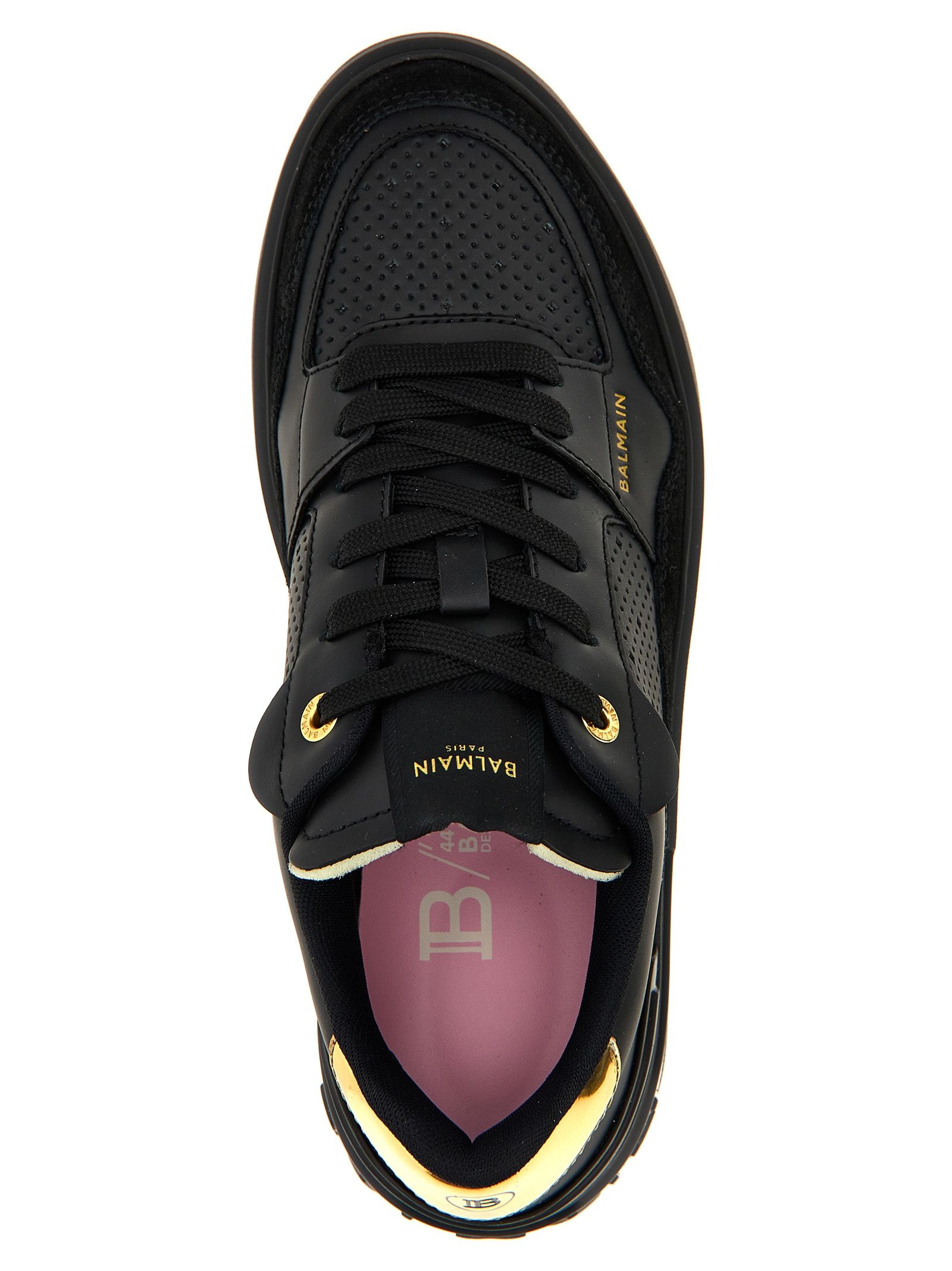 Calfskin Women's Sneakers - Balmain - Modalova