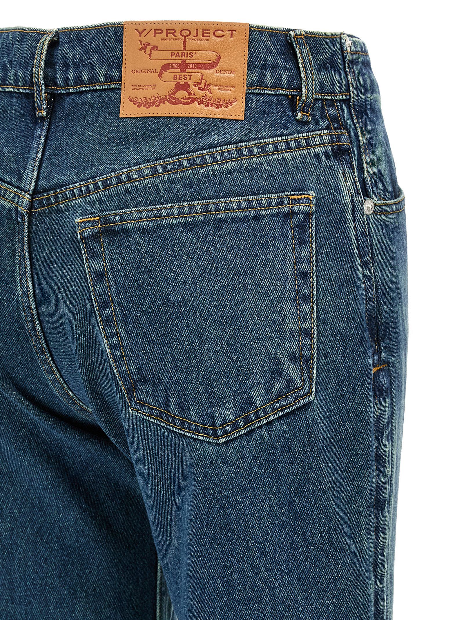 Cotton Flared Women's Jeans - Y/PROJECT - Modalova