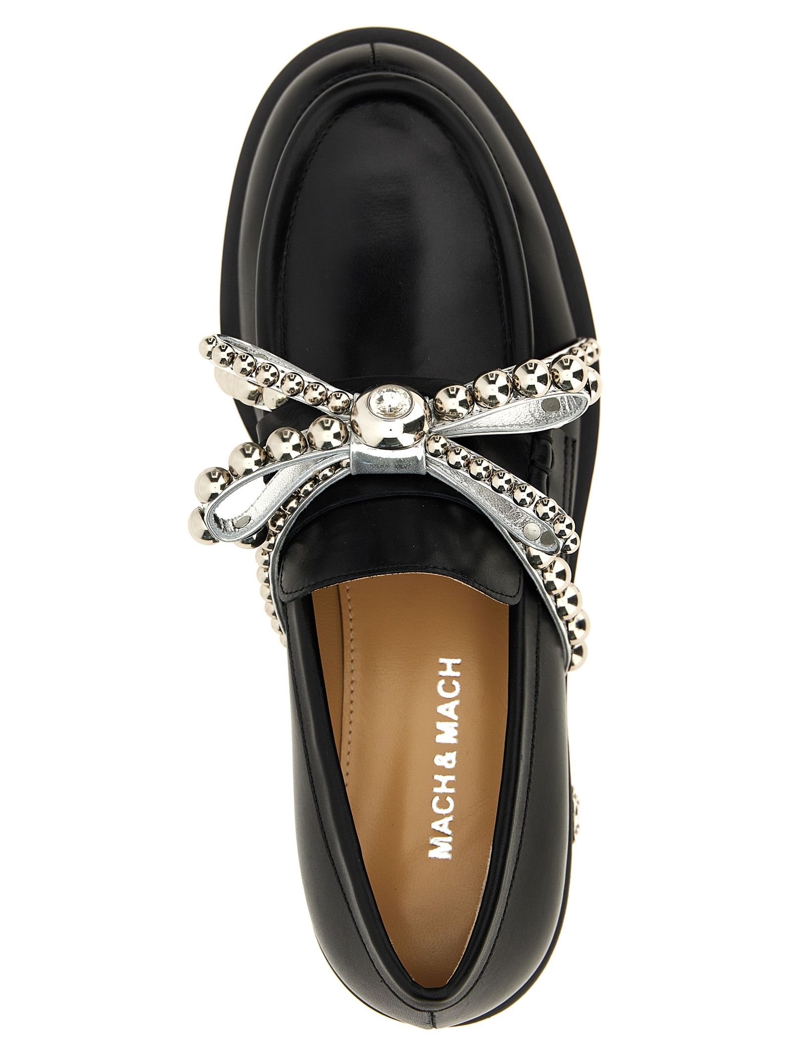 Leather Slip-On Women's Loafers - MACH & MACH - Modalova
