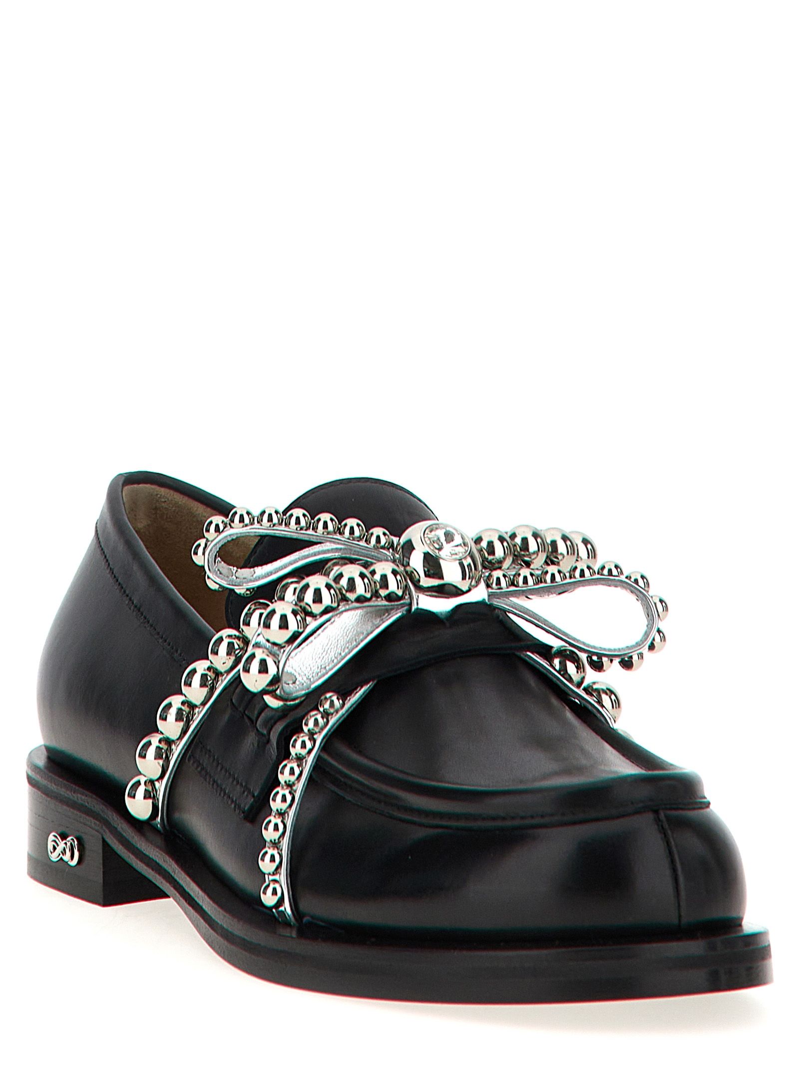 Leather Slip-On Women's Loafers - MACH & MACH - Modalova