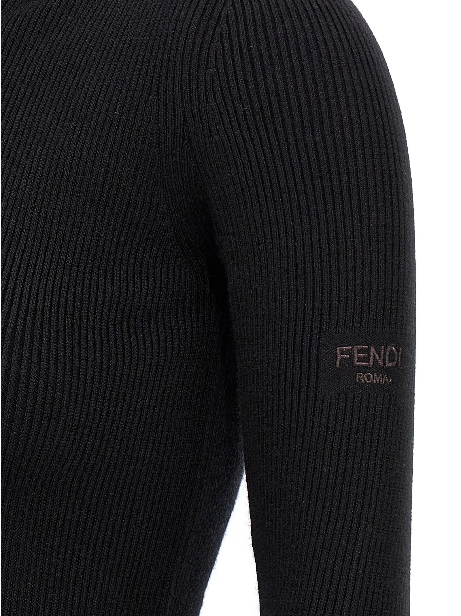 Wool Short Women's Dress - Fendi - Modalova