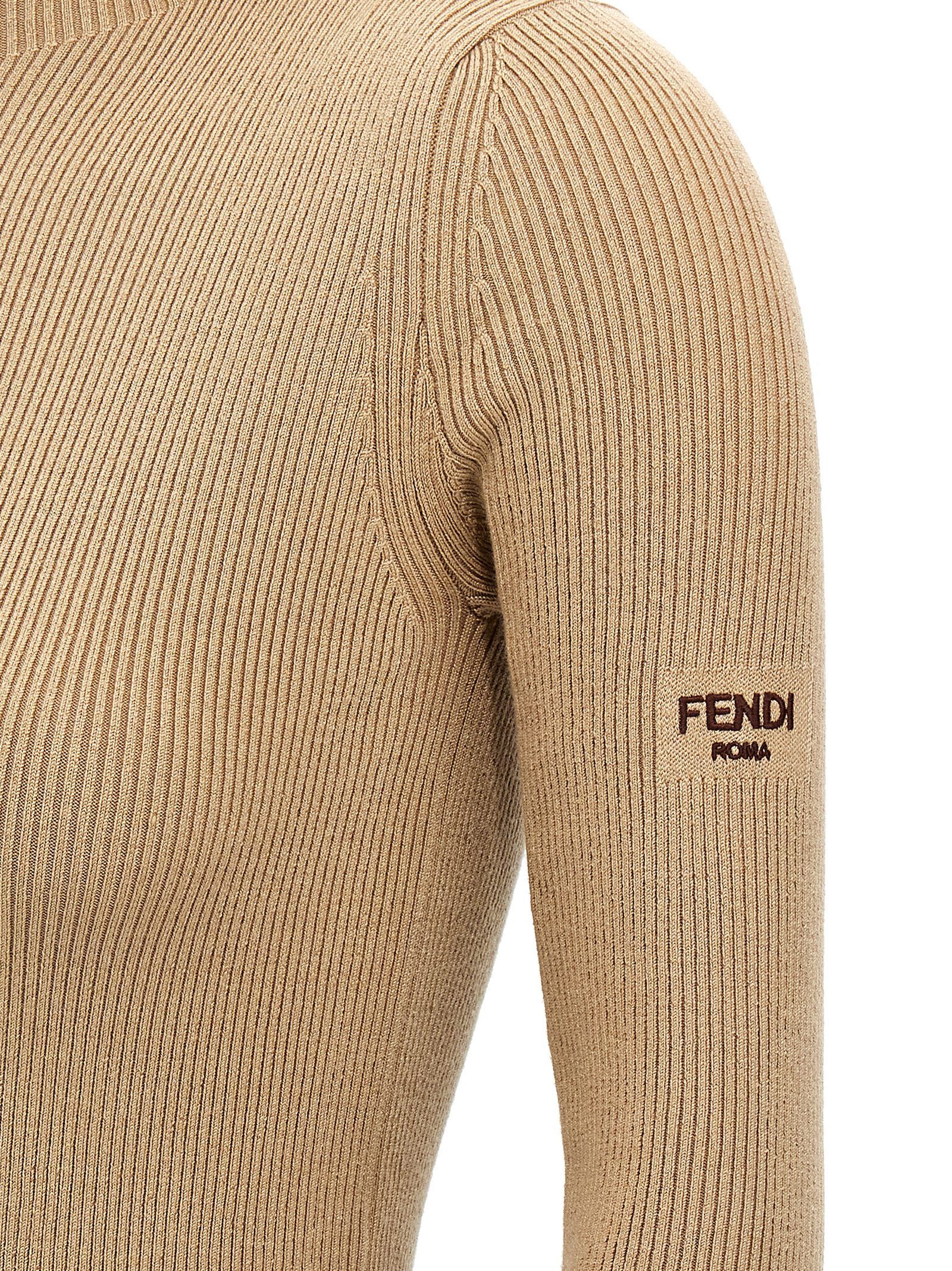 Wool Short Women's Dress - Fendi - Modalova