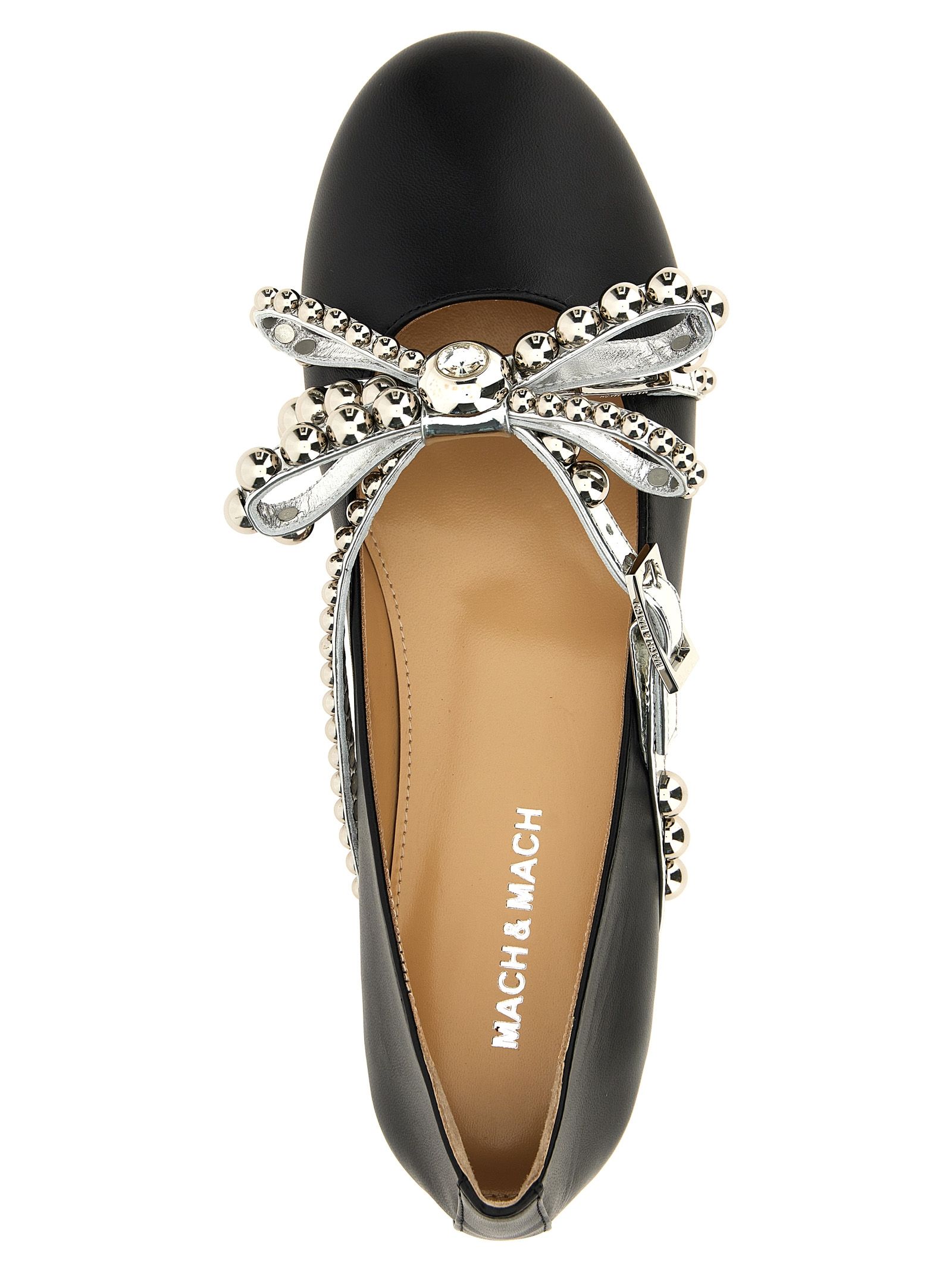Leather Ballet Women's Flats - MACH & MACH - Modalova