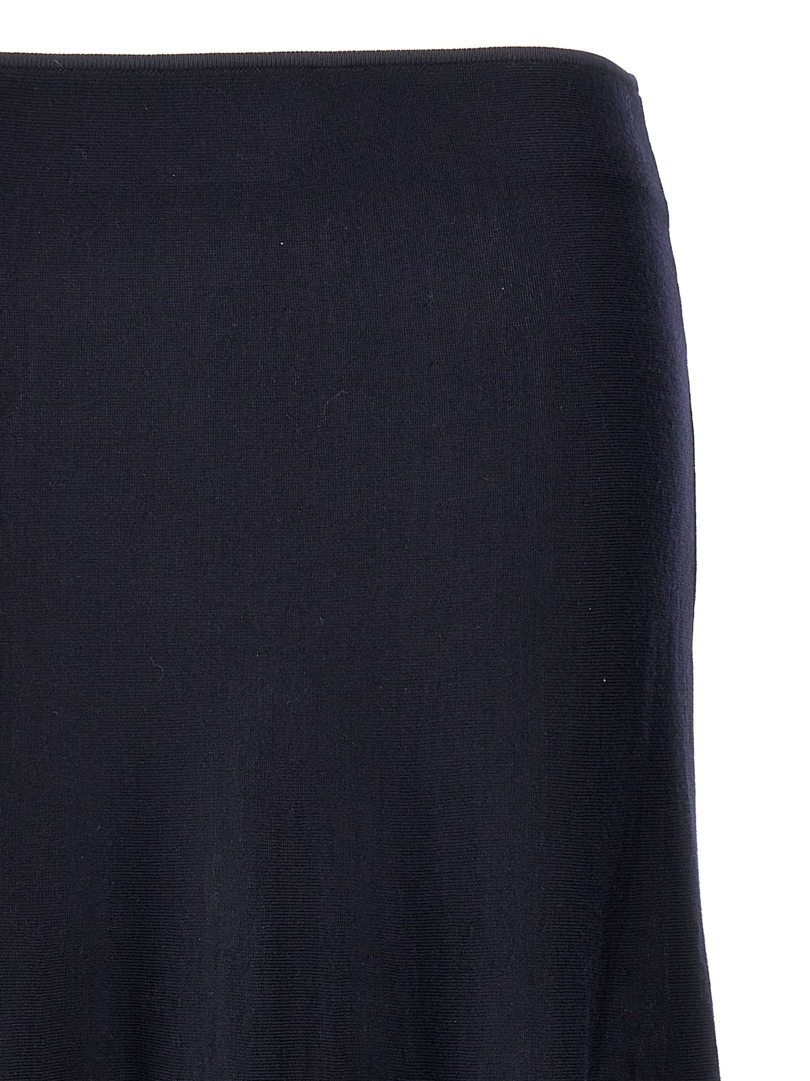 Khaite Blue Wool Midi Women's Skirt - Khaite - Modalova