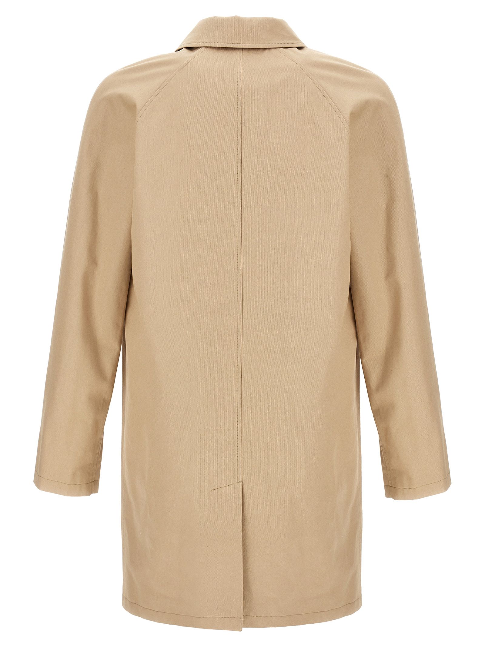 A.P.C. Beige Cotton Men's Coat - A.P.C. - Modalova