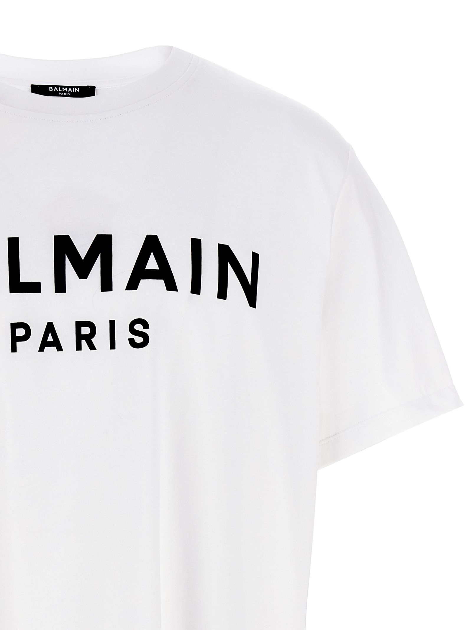 Organic Cotton Men's T-Shirt - Balmain - Modalova