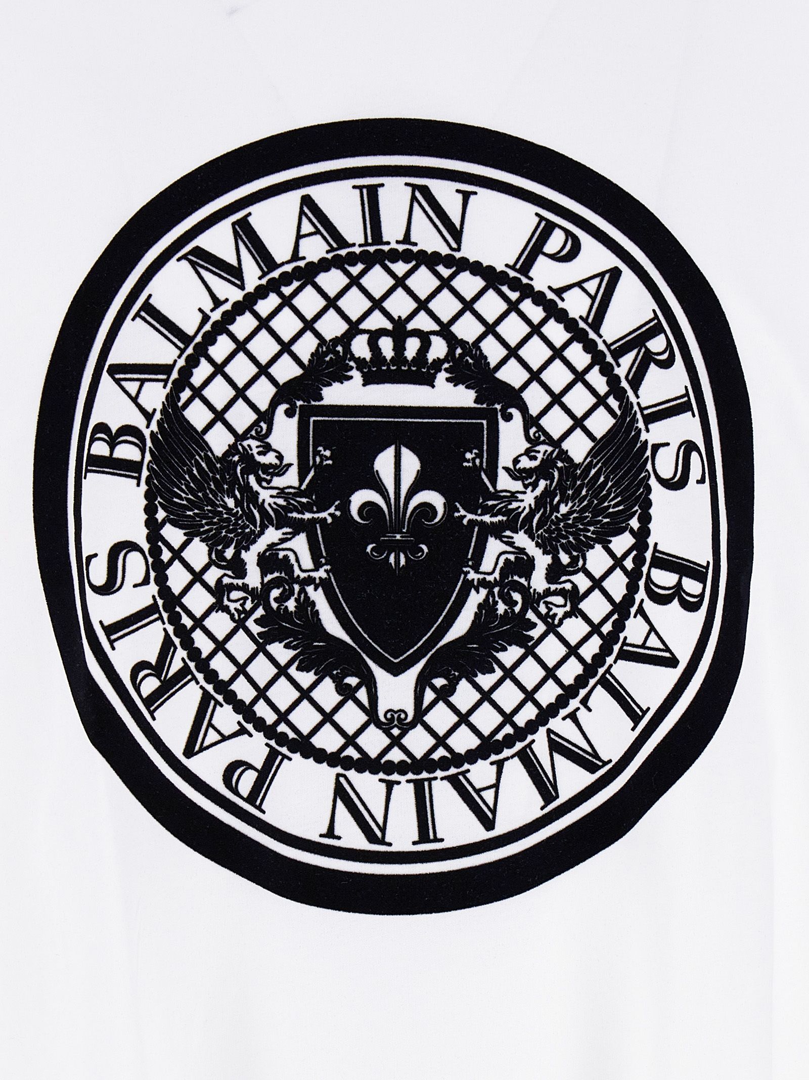 Organic Cotton Men's T-Shirt - Balmain - Modalova