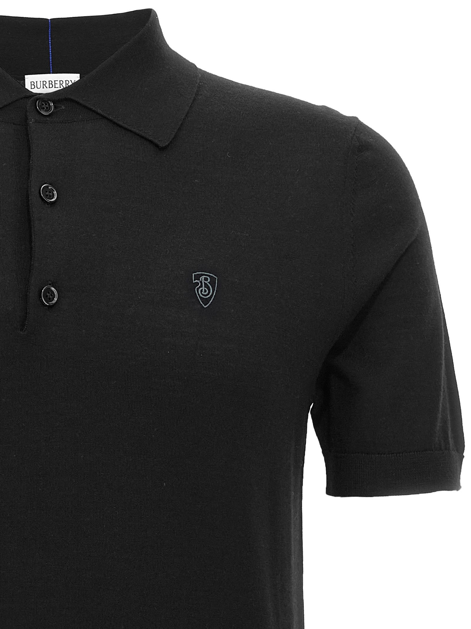 Wool Polo Men's Shirt - Burberry - Modalova