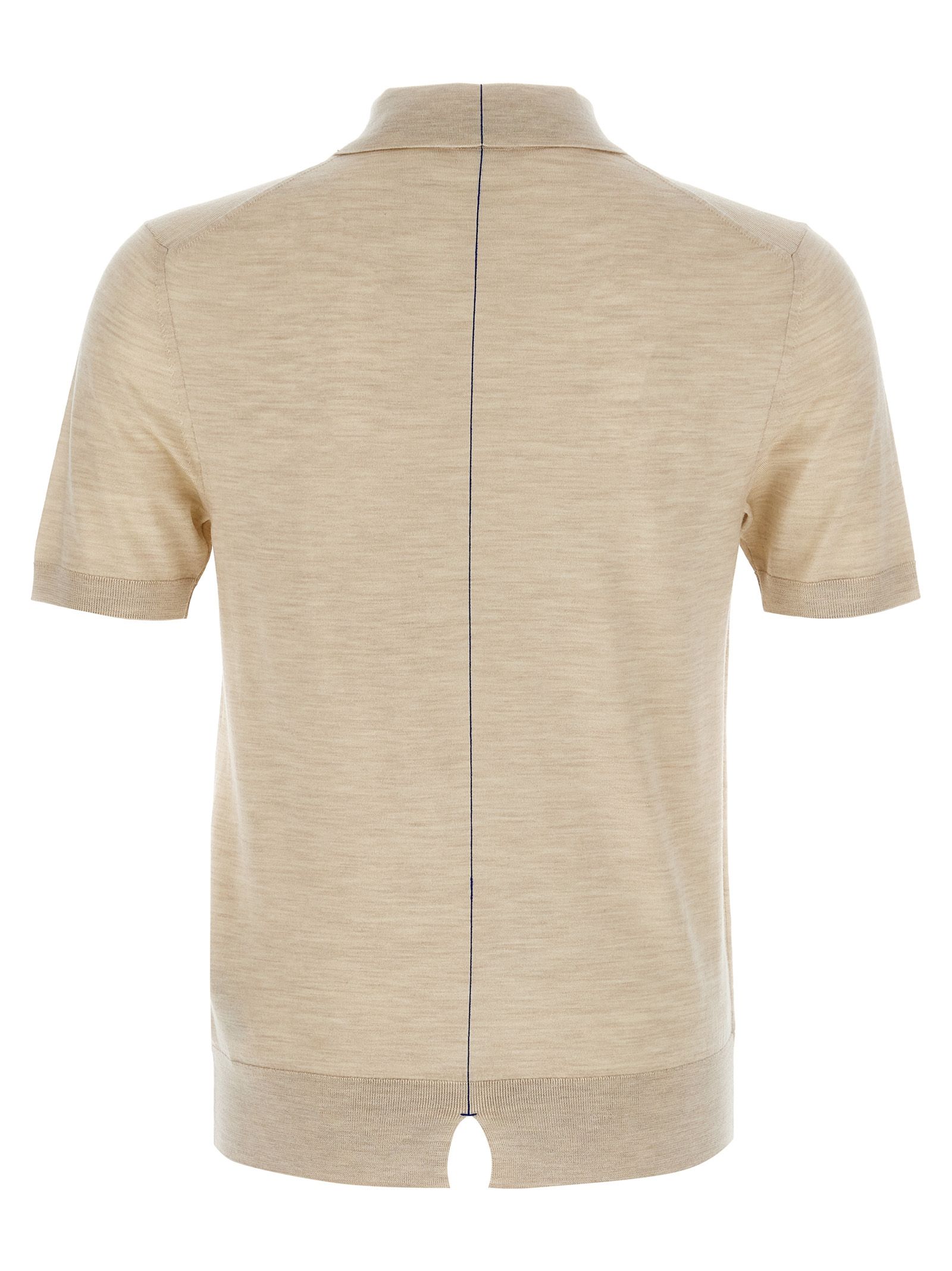 Wool Polo Men's Shirt - Burberry - Modalova