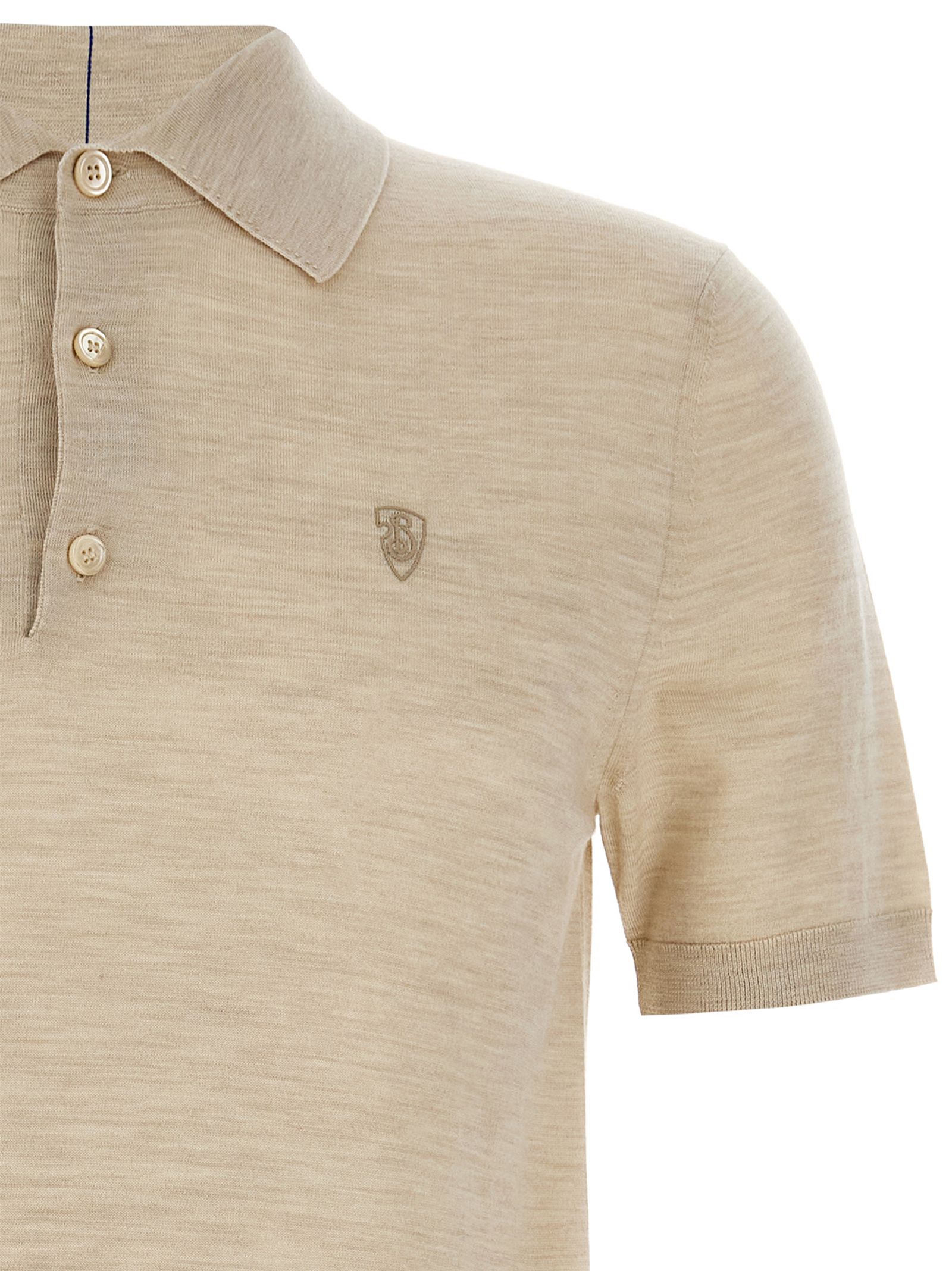 Wool Polo Men's Shirt - Burberry - Modalova