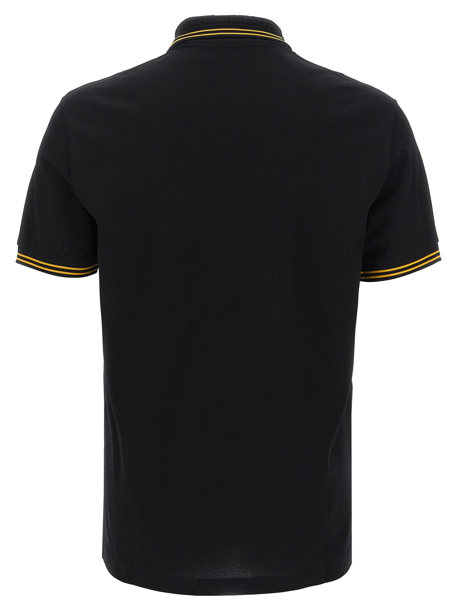 Cotton Polo Men's Shirt - Versace - Modalova