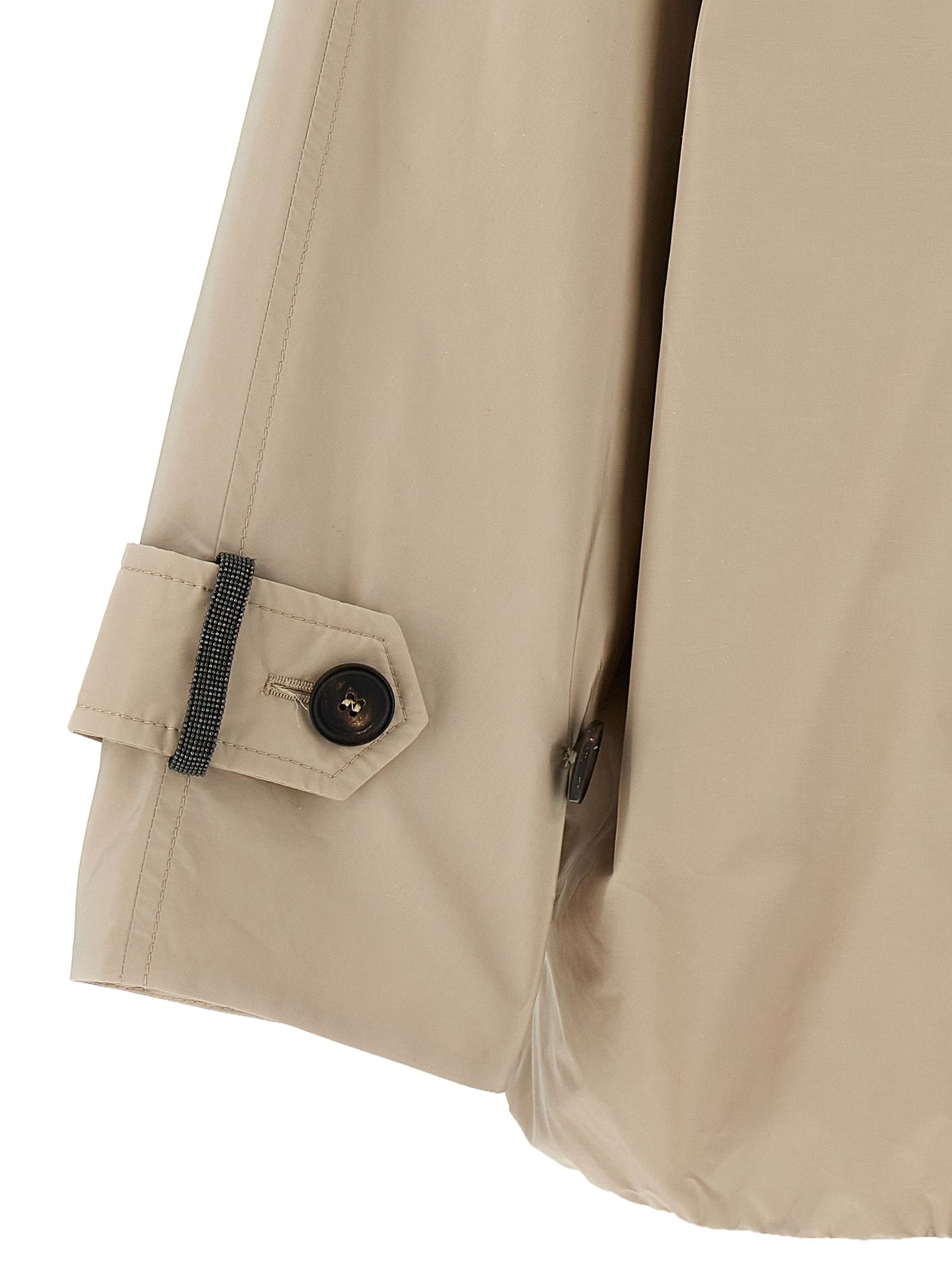Polyester Full-Length Women's Jacket - Brunello Cucinelli - Modalova