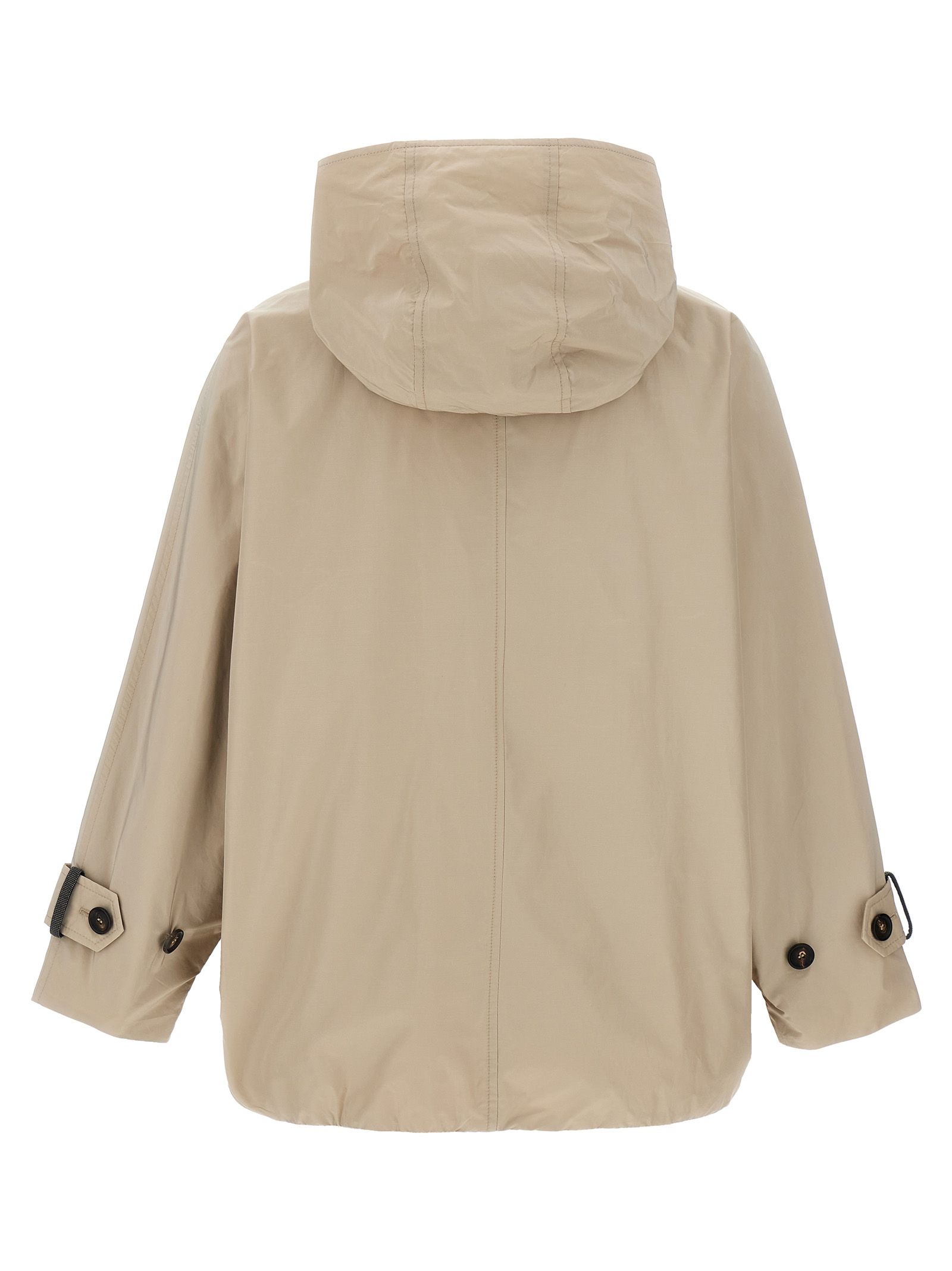 Polyester Full-Length Women's Jacket - Brunello Cucinelli - Modalova