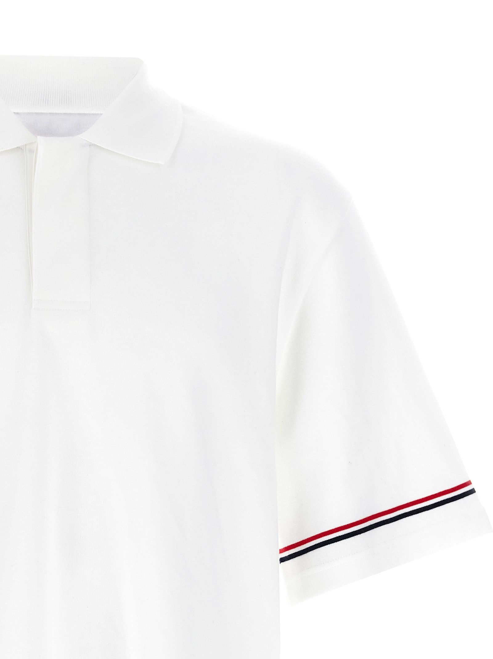 Cotton Polo Men's Shirt - Thom Browne - Modalova