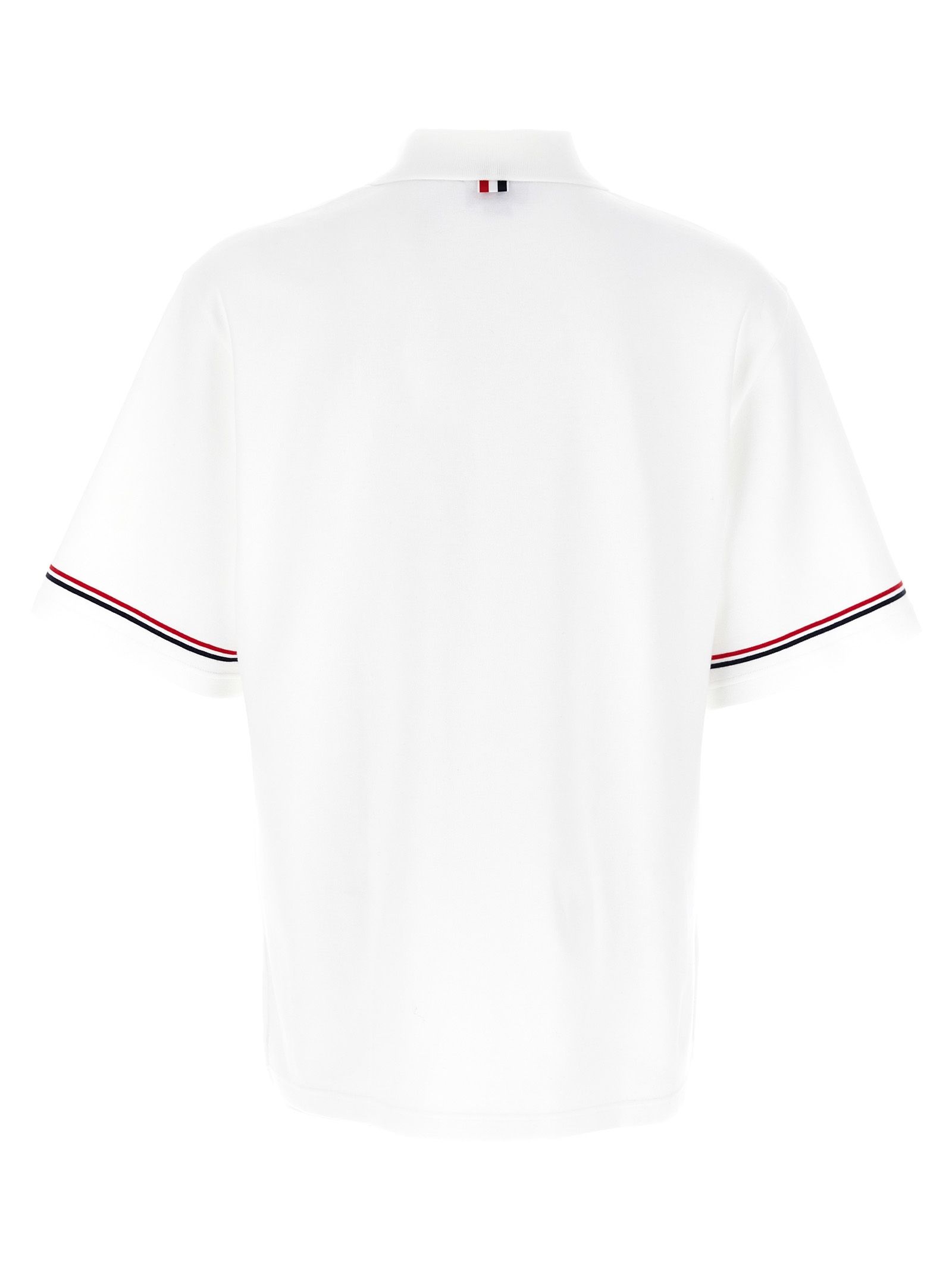 Cotton Polo Men's Shirt - Thom Browne - Modalova