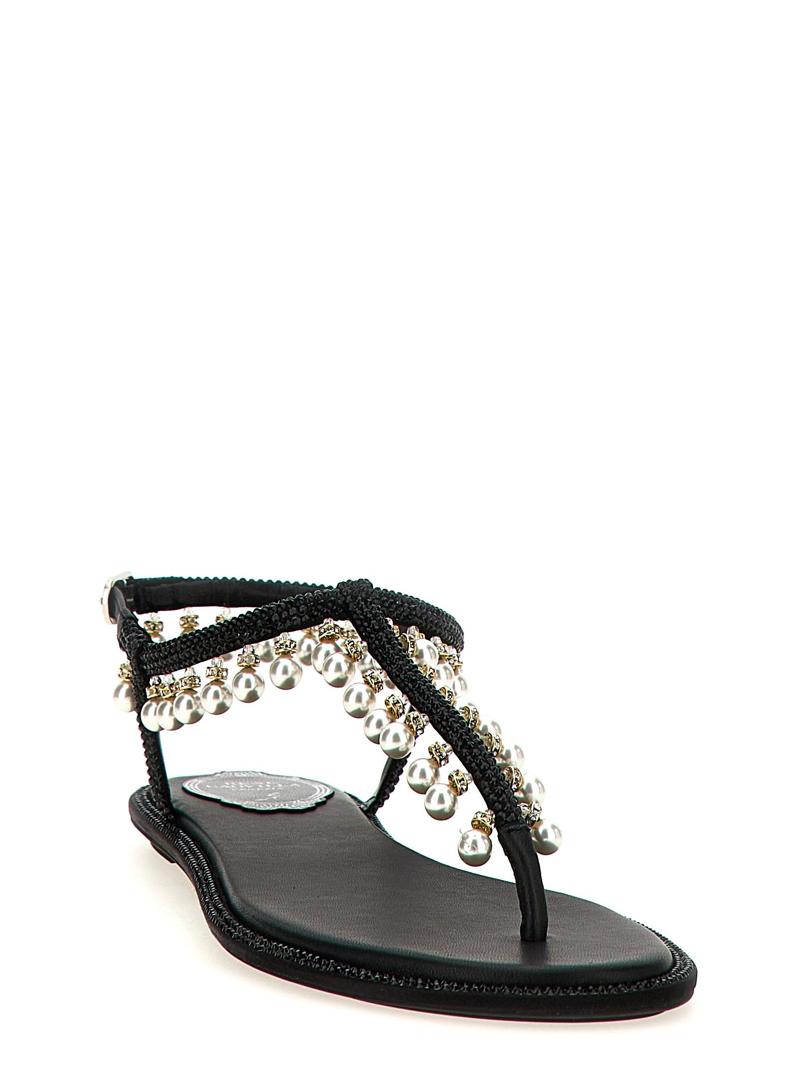 Viscose Flat Women's Sandals - RENE CAOVILLA - Modalova
