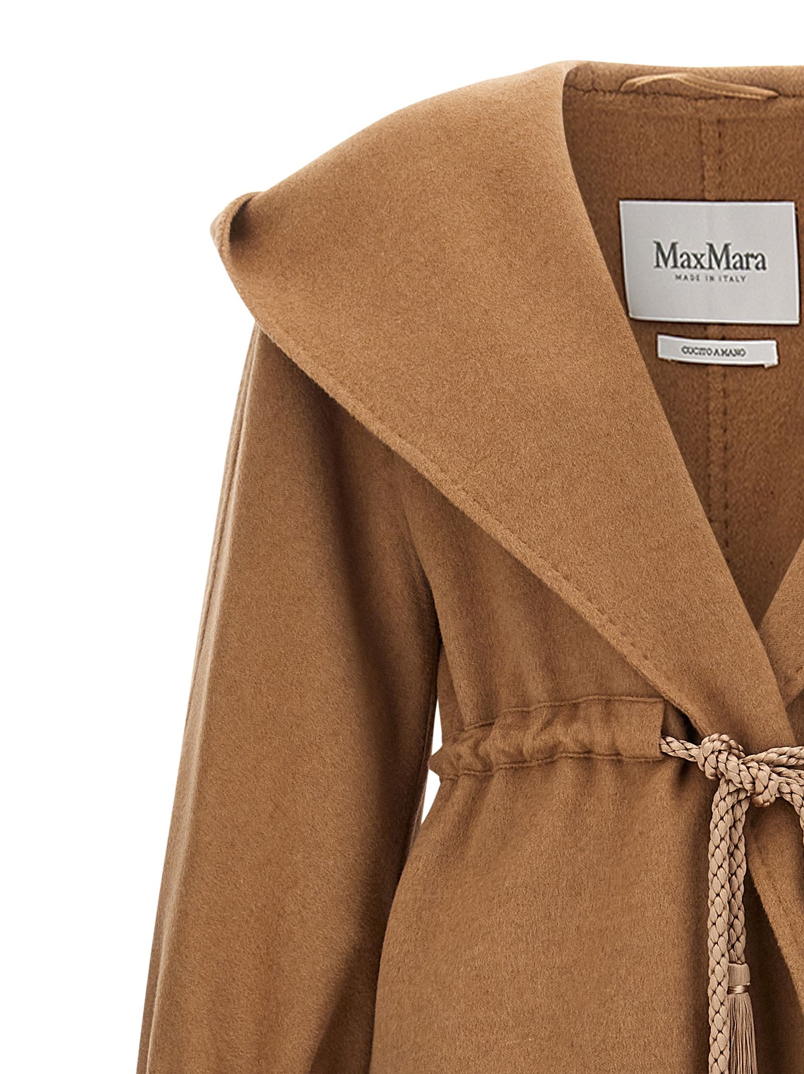Max Mara Brown Wool Women's Coat - Max Mara - Modalova