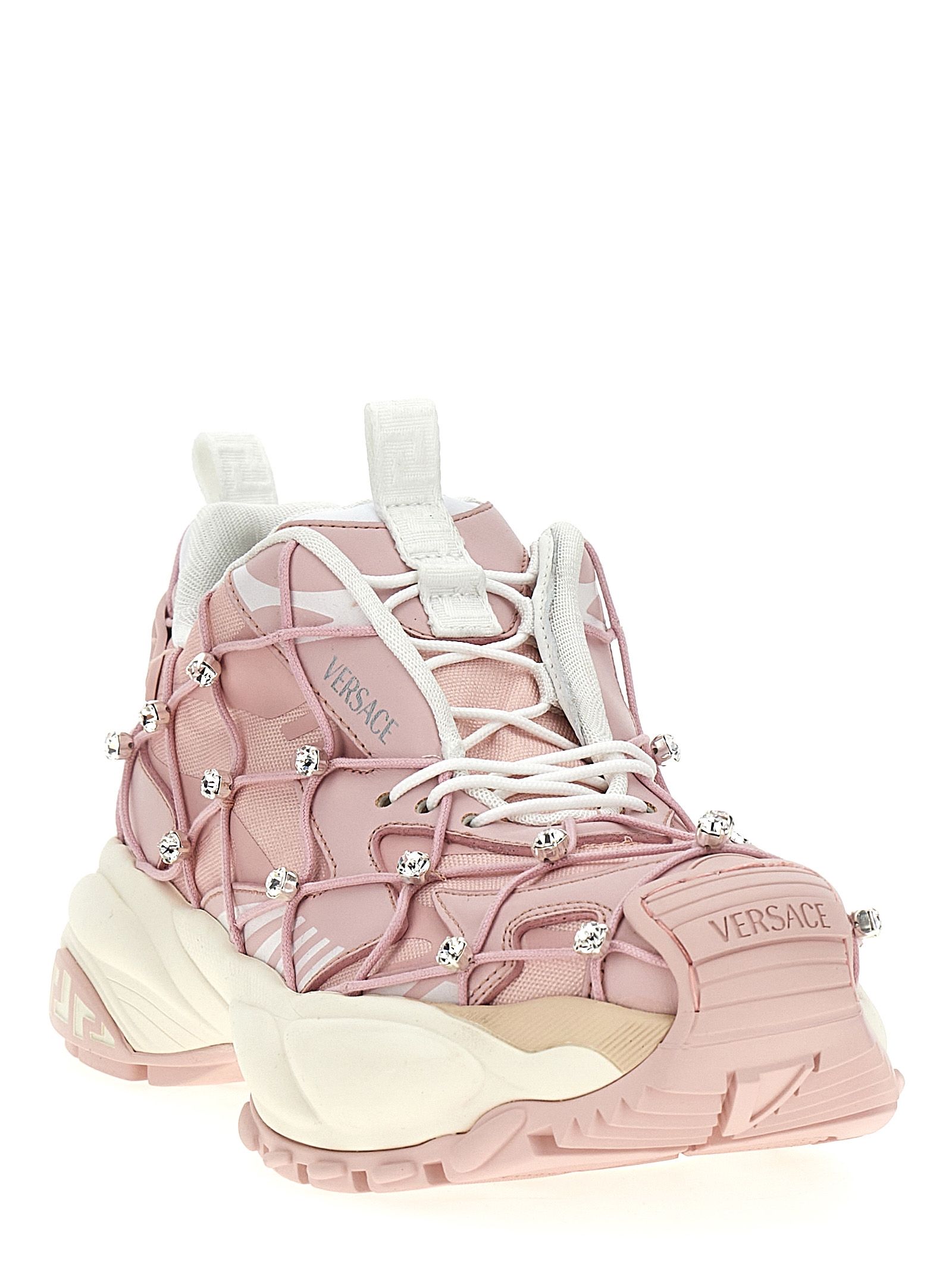 Polyester Athletic Women's Sneakers - Versace - Modalova
