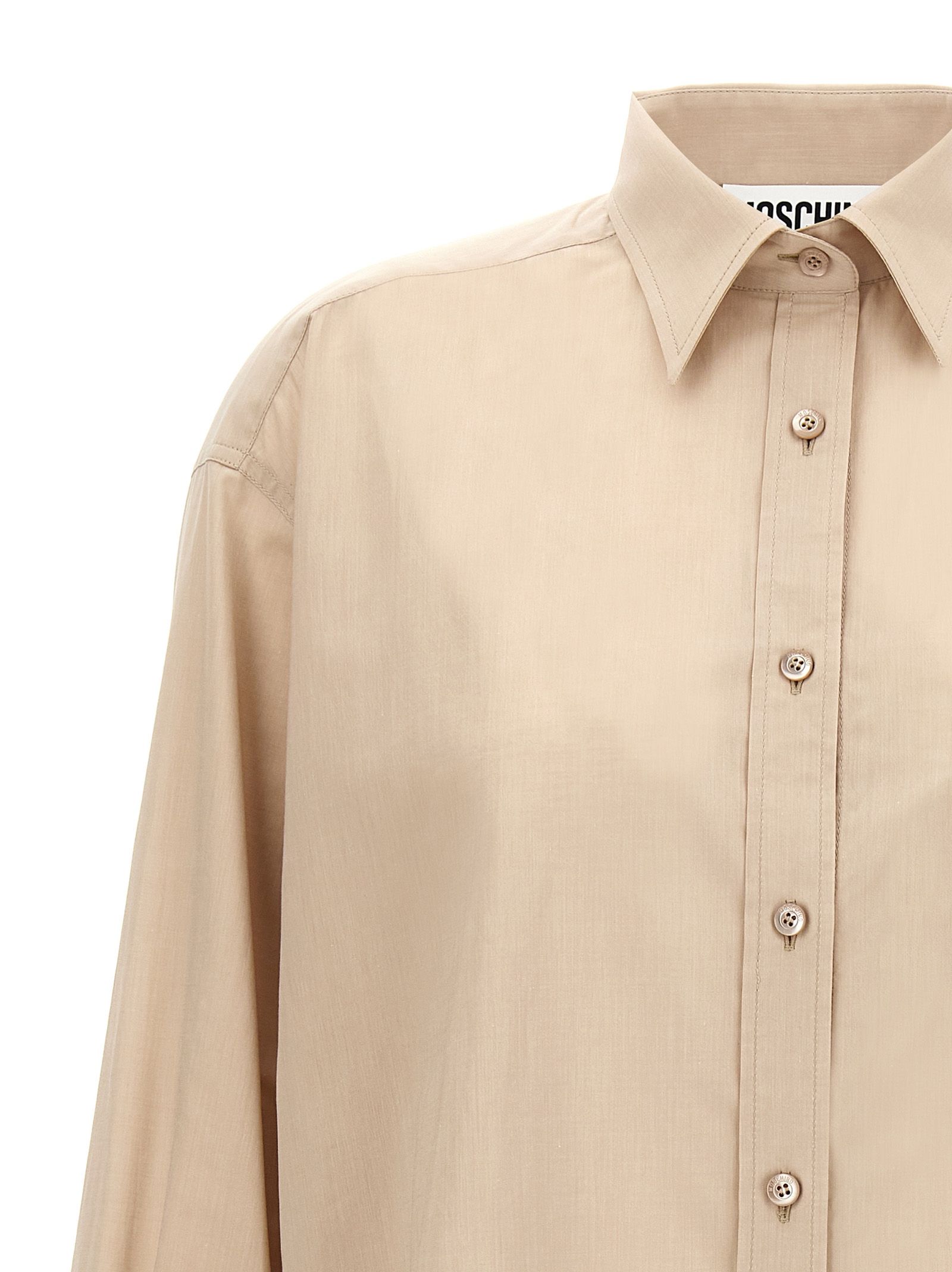 Cotton Women's Blouse - Moschino - Modalova