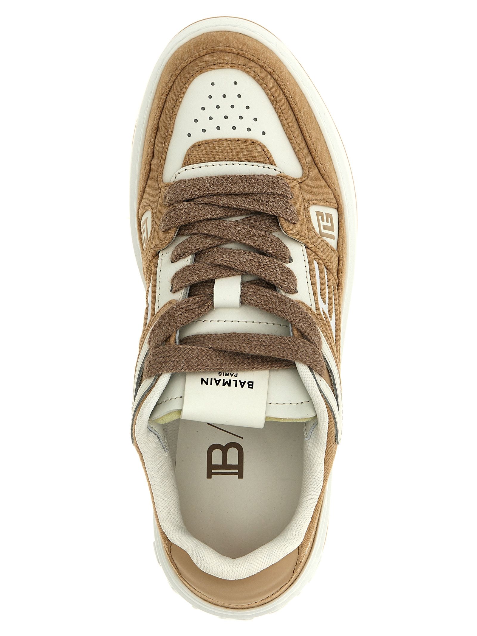 Polyester Low Top Women's Sneakers - Balmain - Modalova