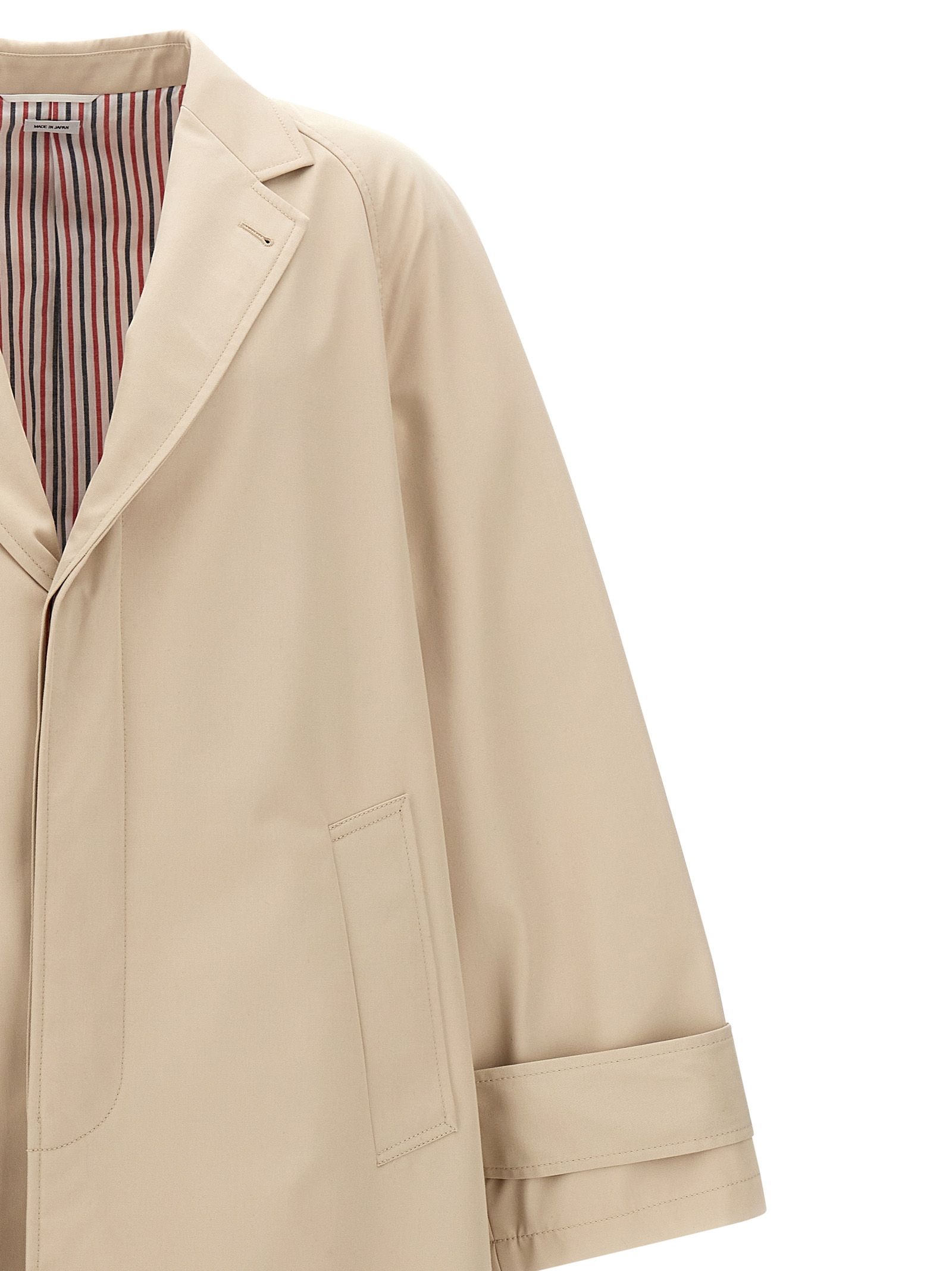 Polyester Men's Coat - Thom Browne - Modalova
