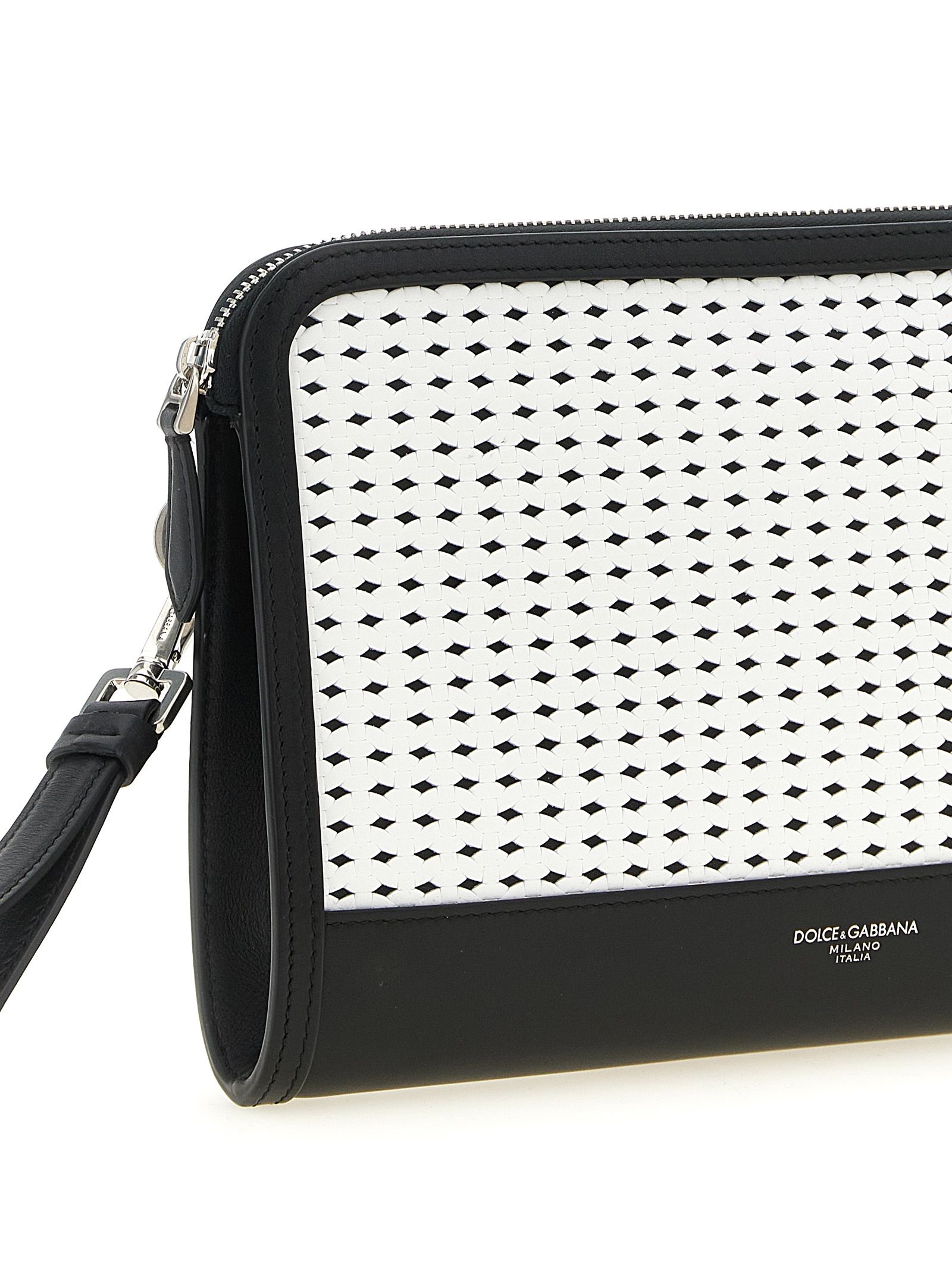 Calfskin Clutch Men's Bag - Dolce & Gabbana - Modalova