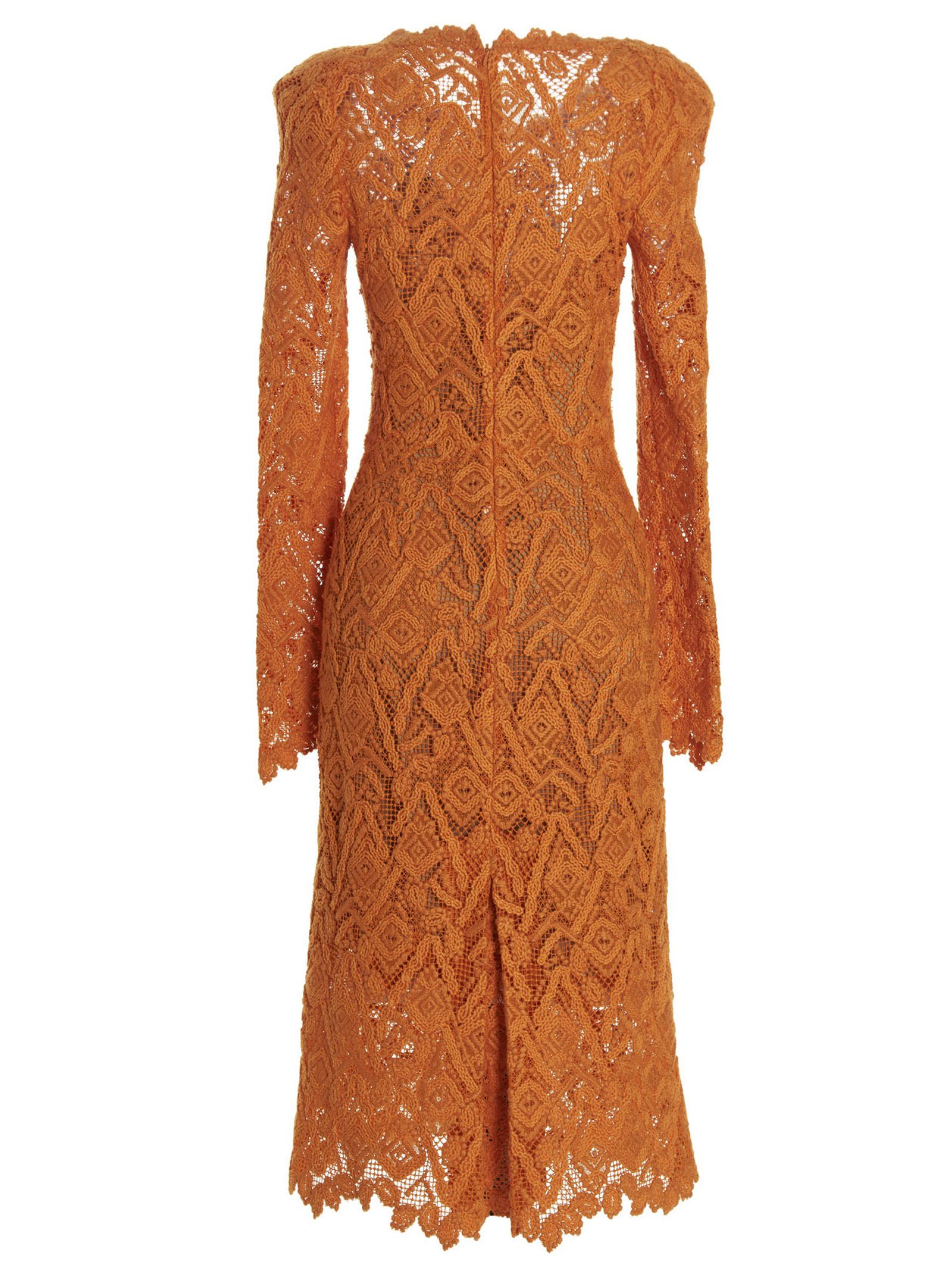 Wool Midi Women's Dress - Ermanno Scervino - Modalova