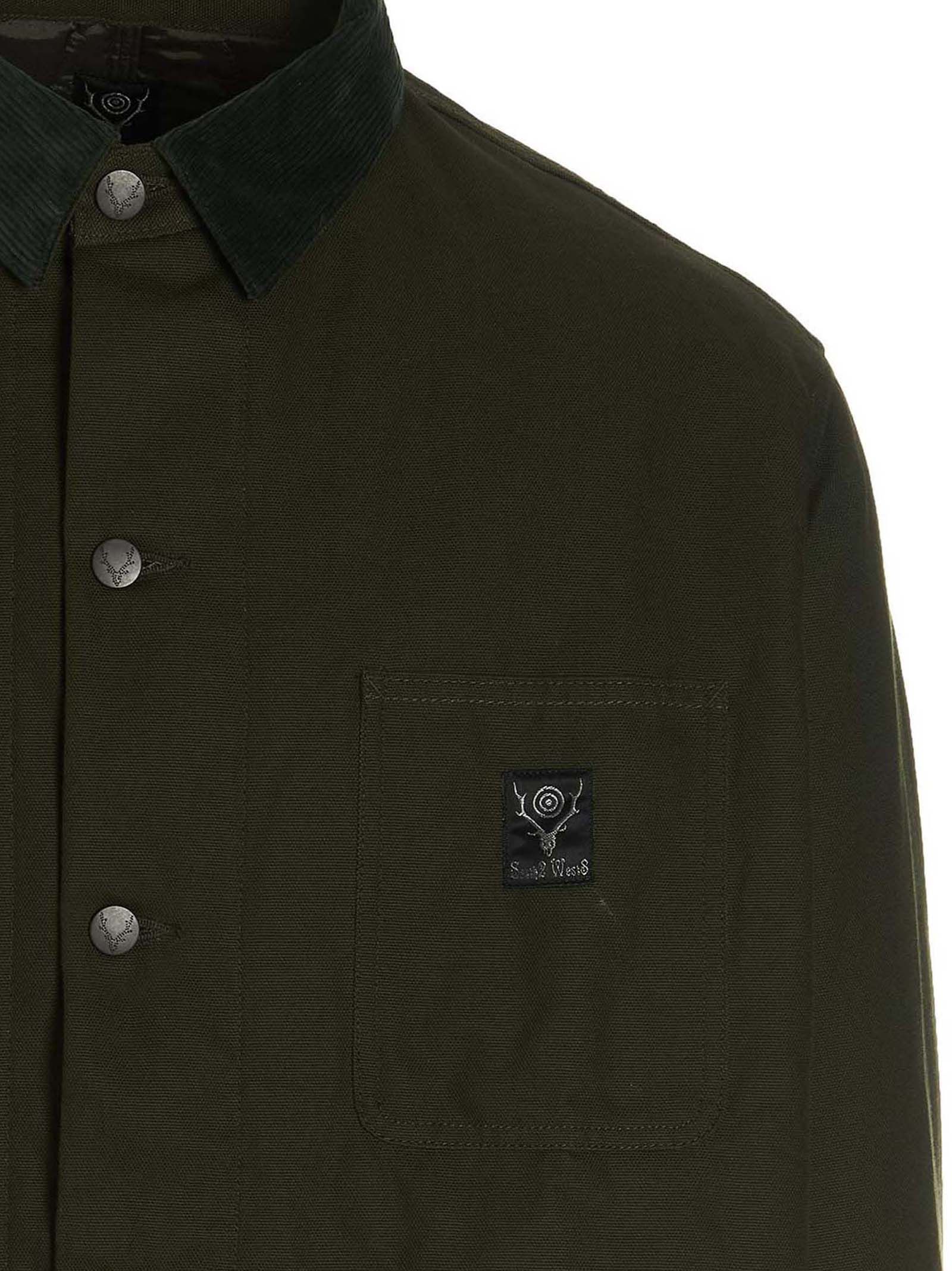 Cotton Full-Length Men's Jacket - SOUTH2 WEST8 - Modalova