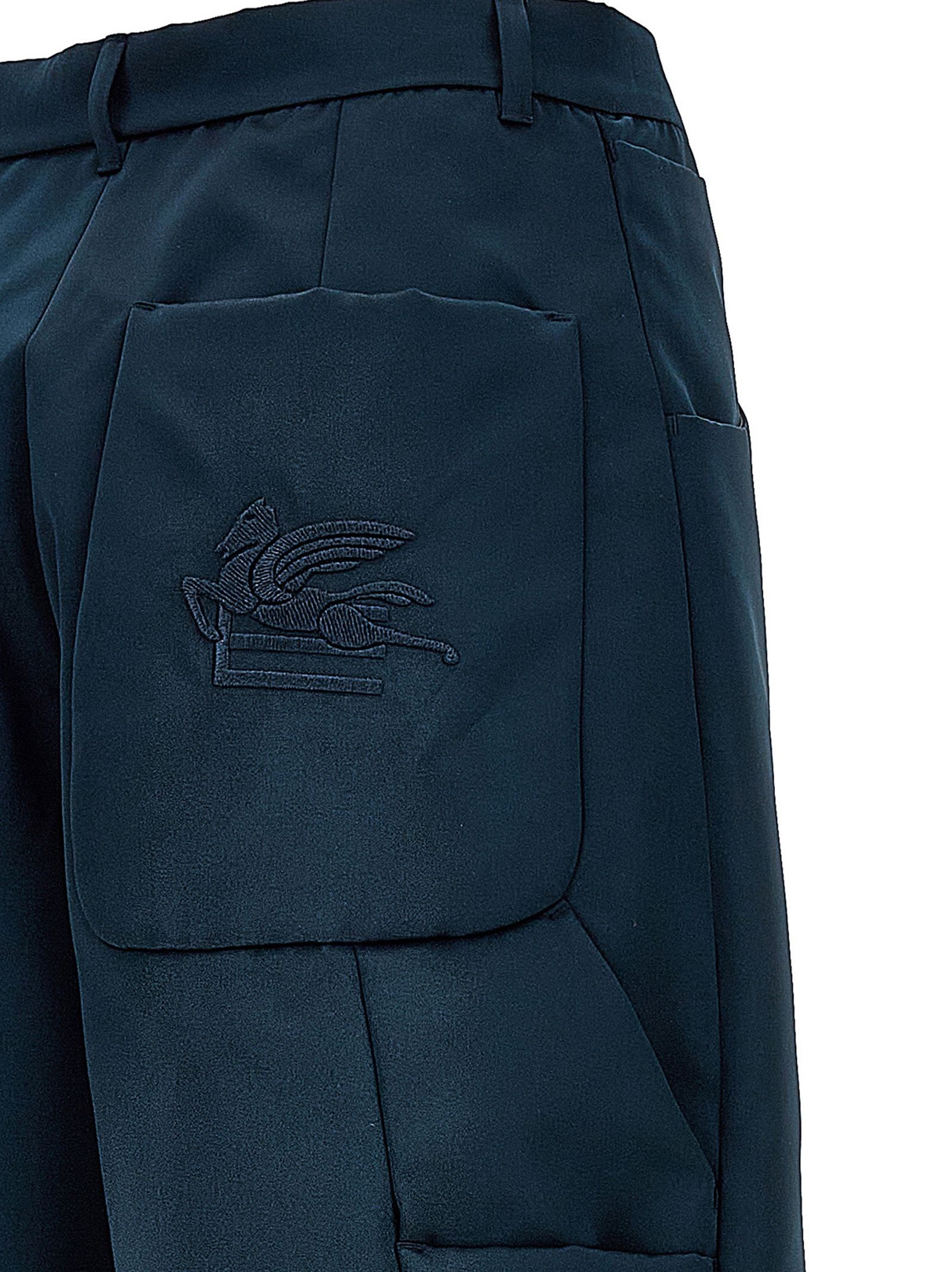 Polyester Cargo Women's Pants - Etro - Modalova