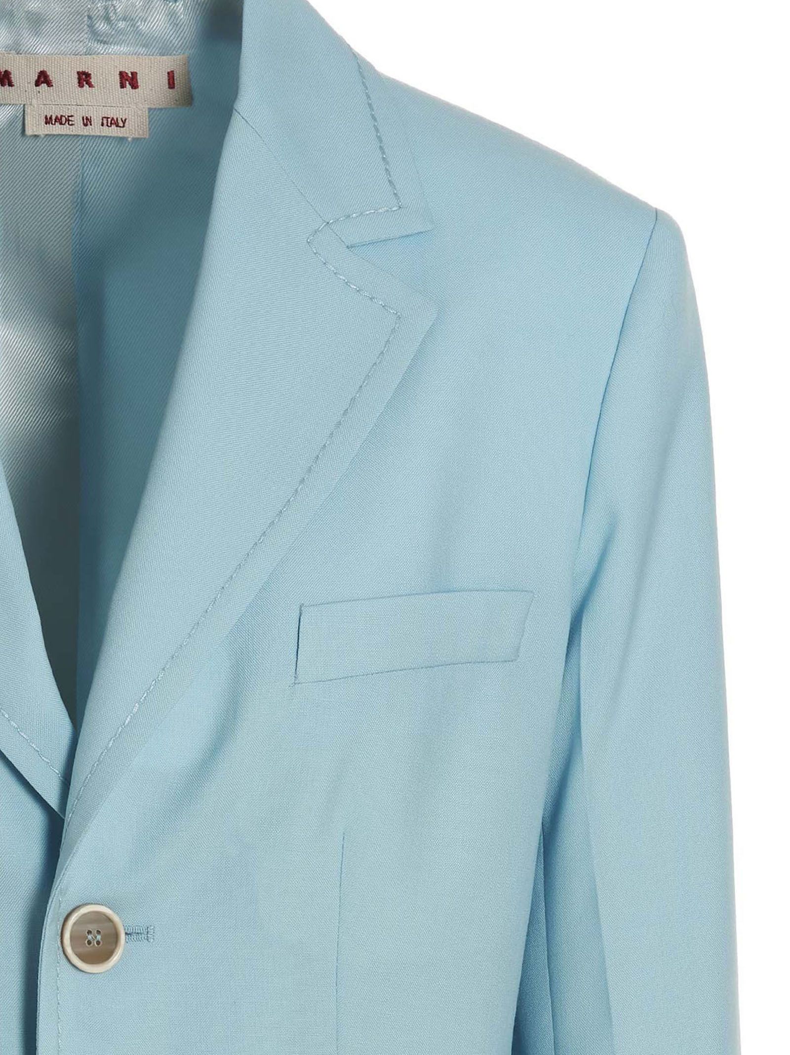 Virgin Wool Women's Blazer - Marni - Modalova
